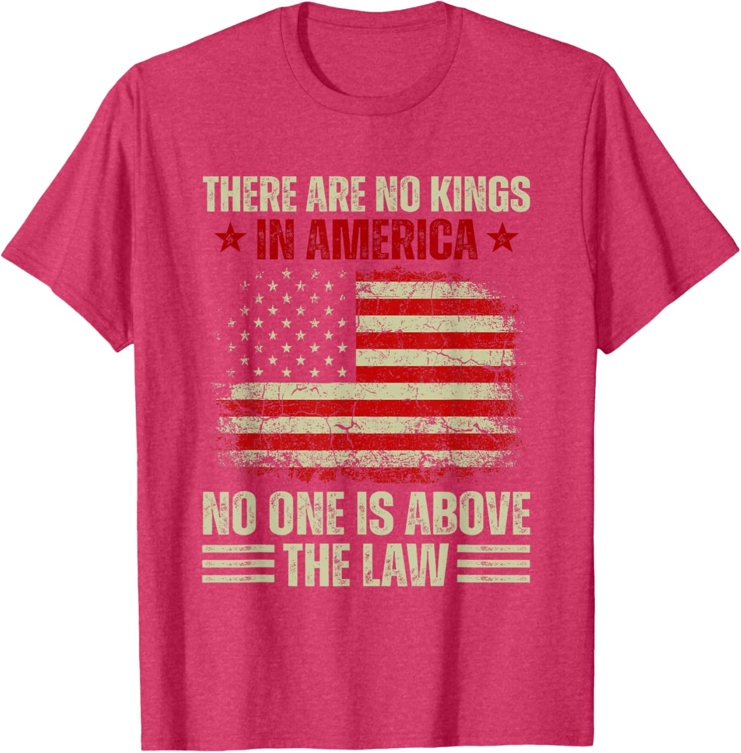 No Kings In America T-Shirt – Law and Justice Graphic Tee for Everyone - 13