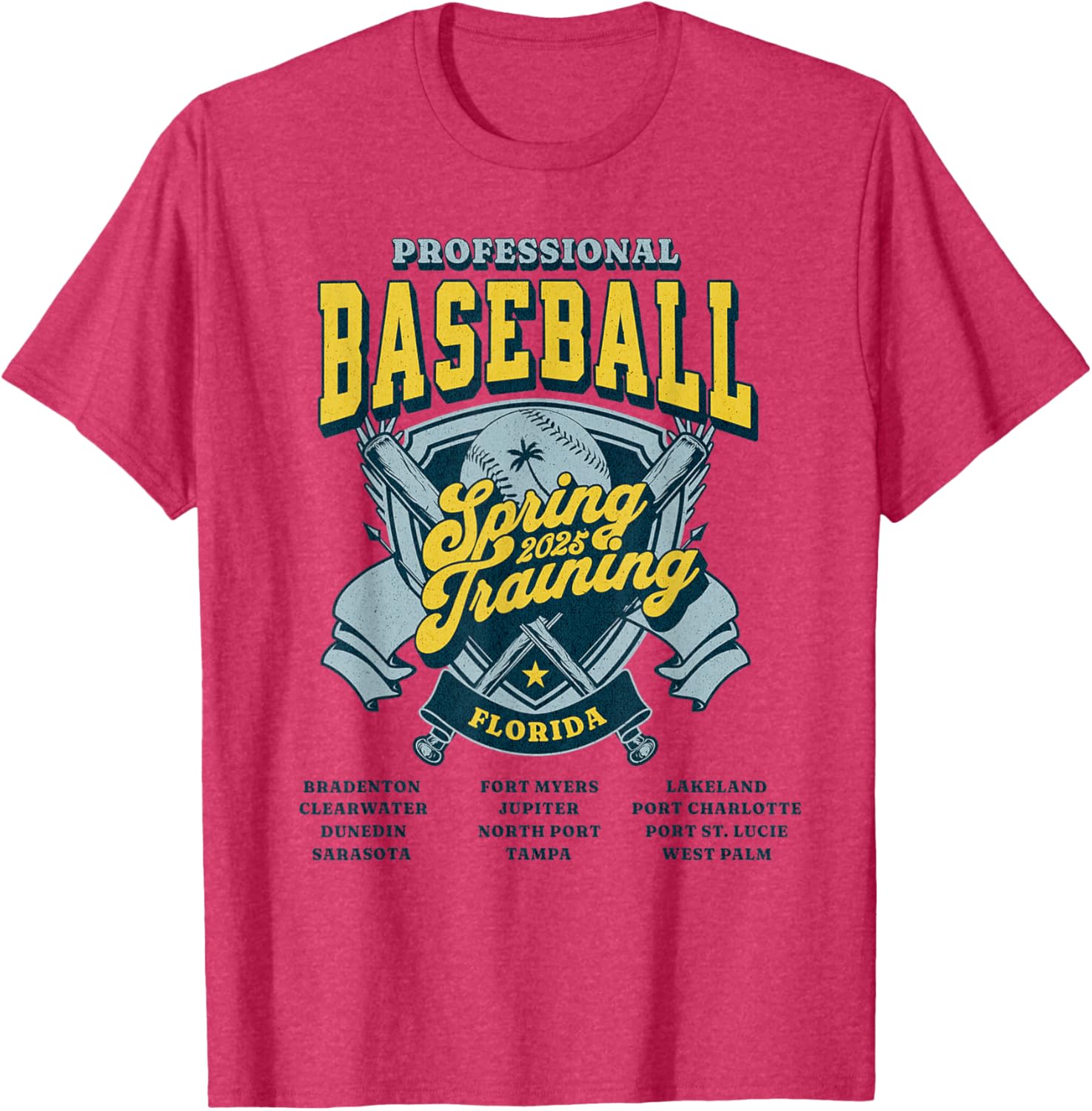 Professional Baseball Spring Training 2025 T-Shirt for Florida Fans - 13