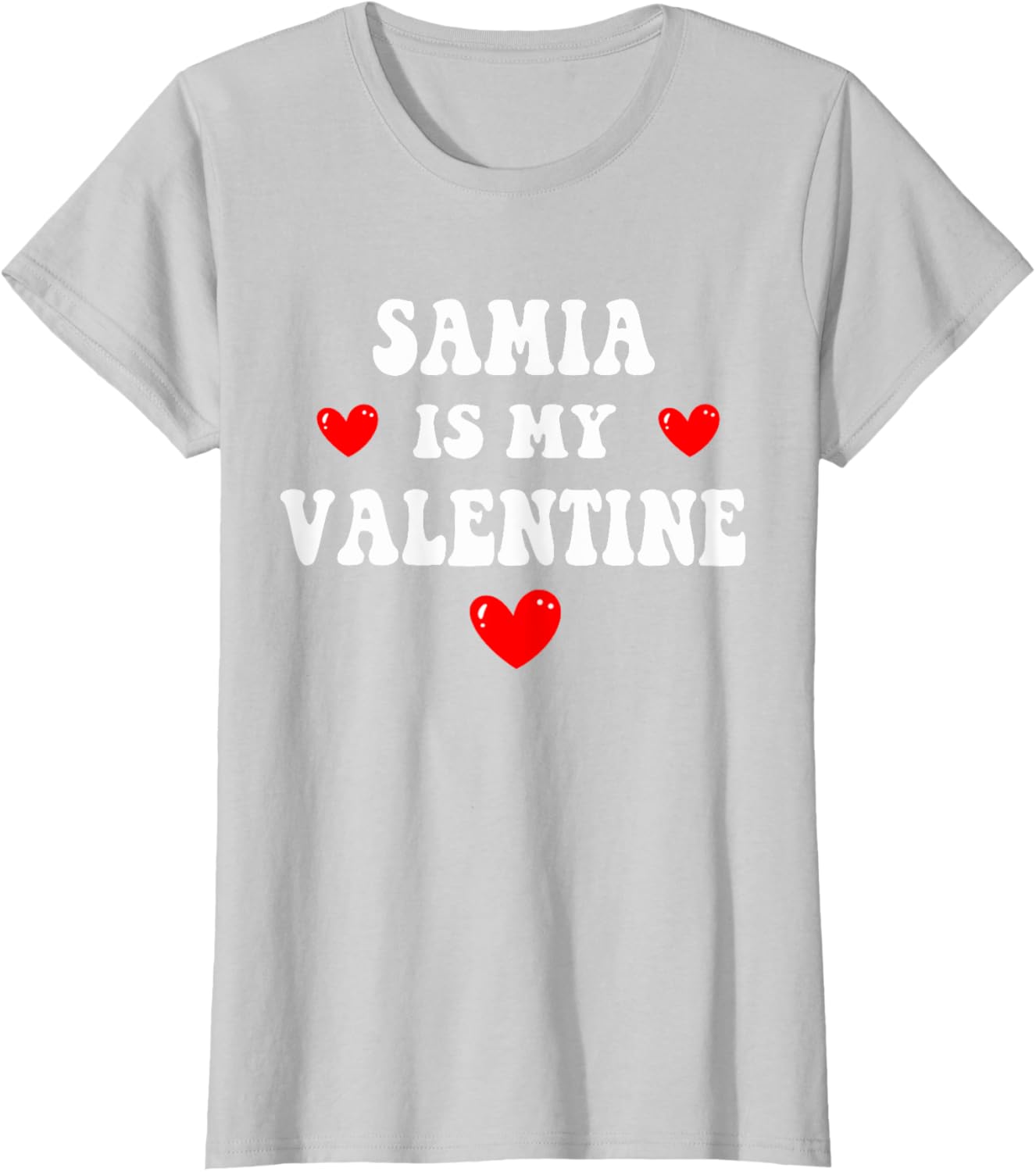 Personalized SAMIA Is My Valentine T-Shirt for Special Occasions - 16