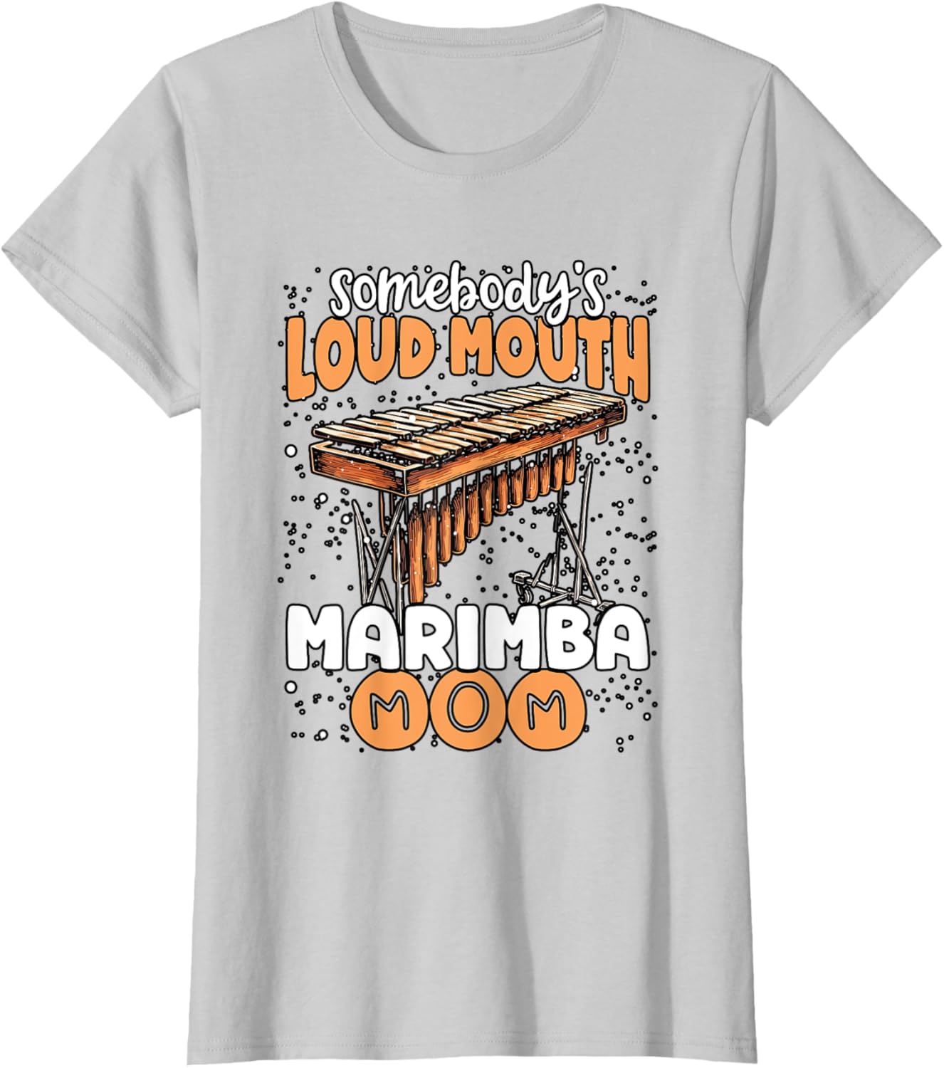Marimba Mom Percussion Section Marching Band T-Shirt for Musicians - 1