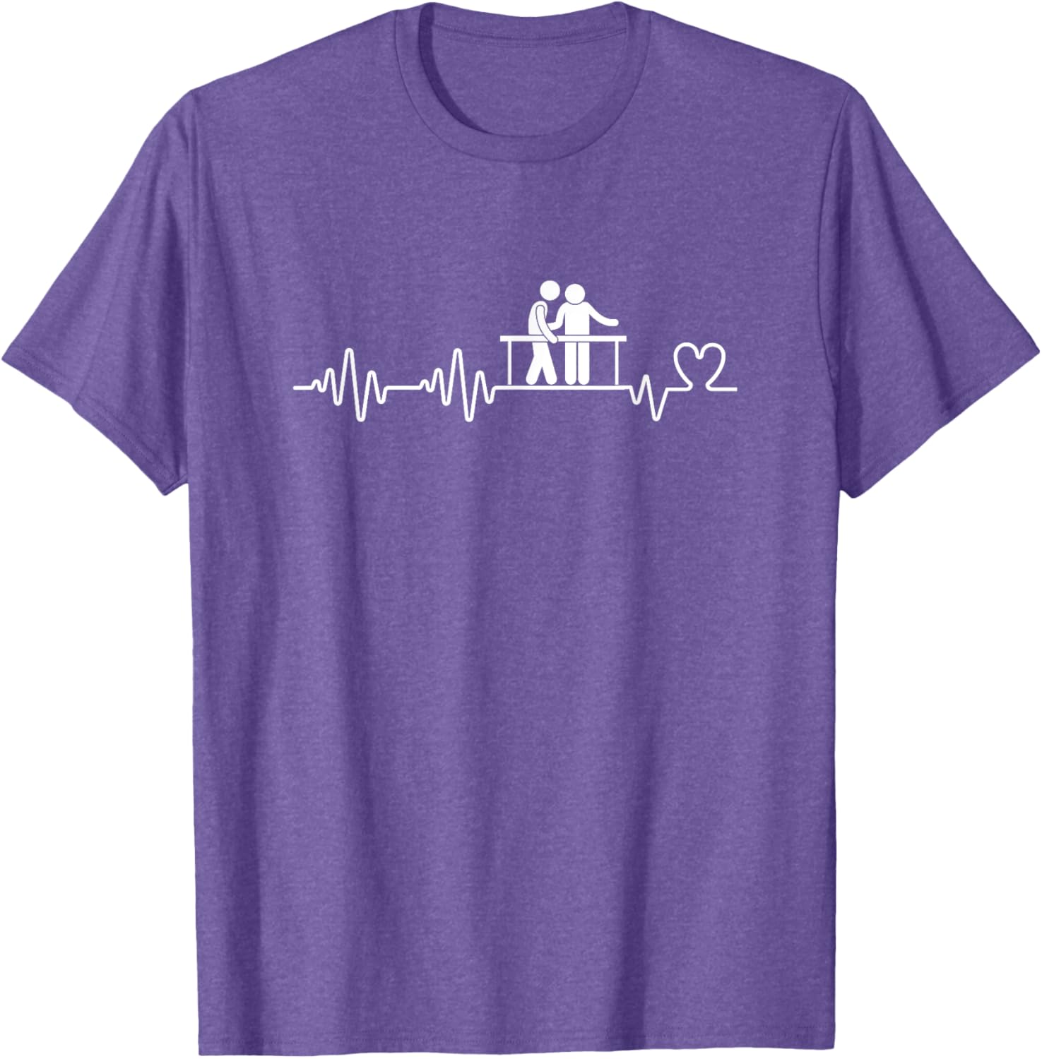 Funny Physical Therapist Heartbeat Man T-Shirt for Therapy Lovers - 4