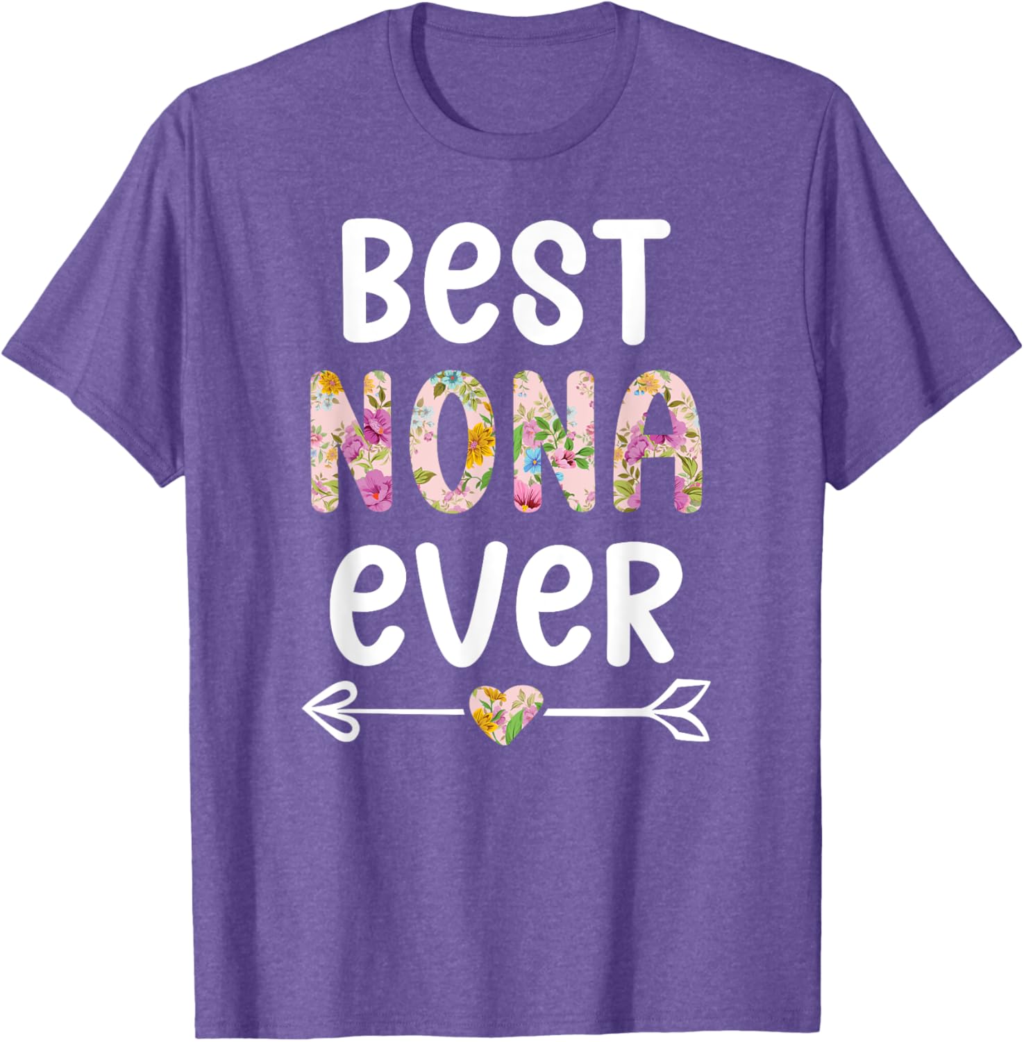 Best Nona Ever T-Shirt for Grandmothers - Cute Gift for Nona - 12