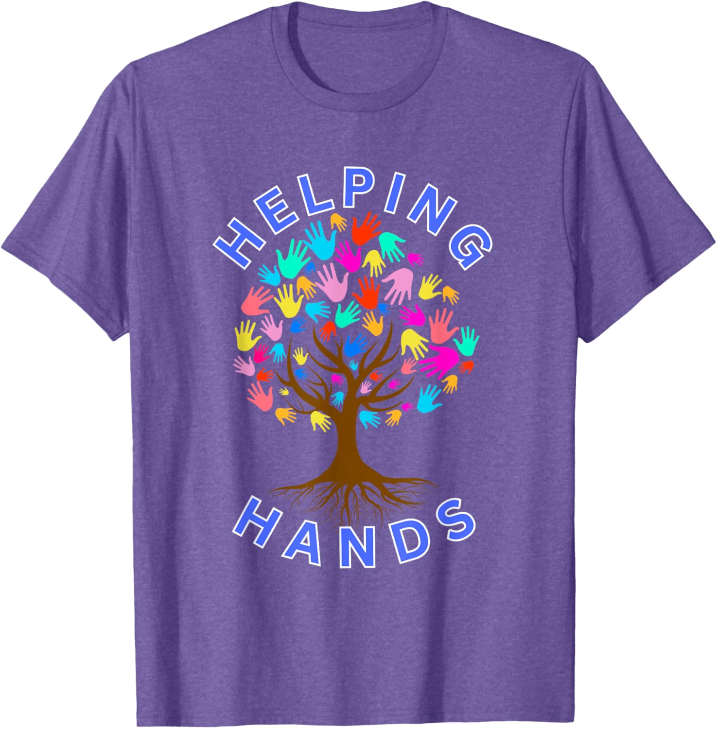 Helping Hands Life Tree Design T-Shirt for Nature Lovers and Supporters - 6