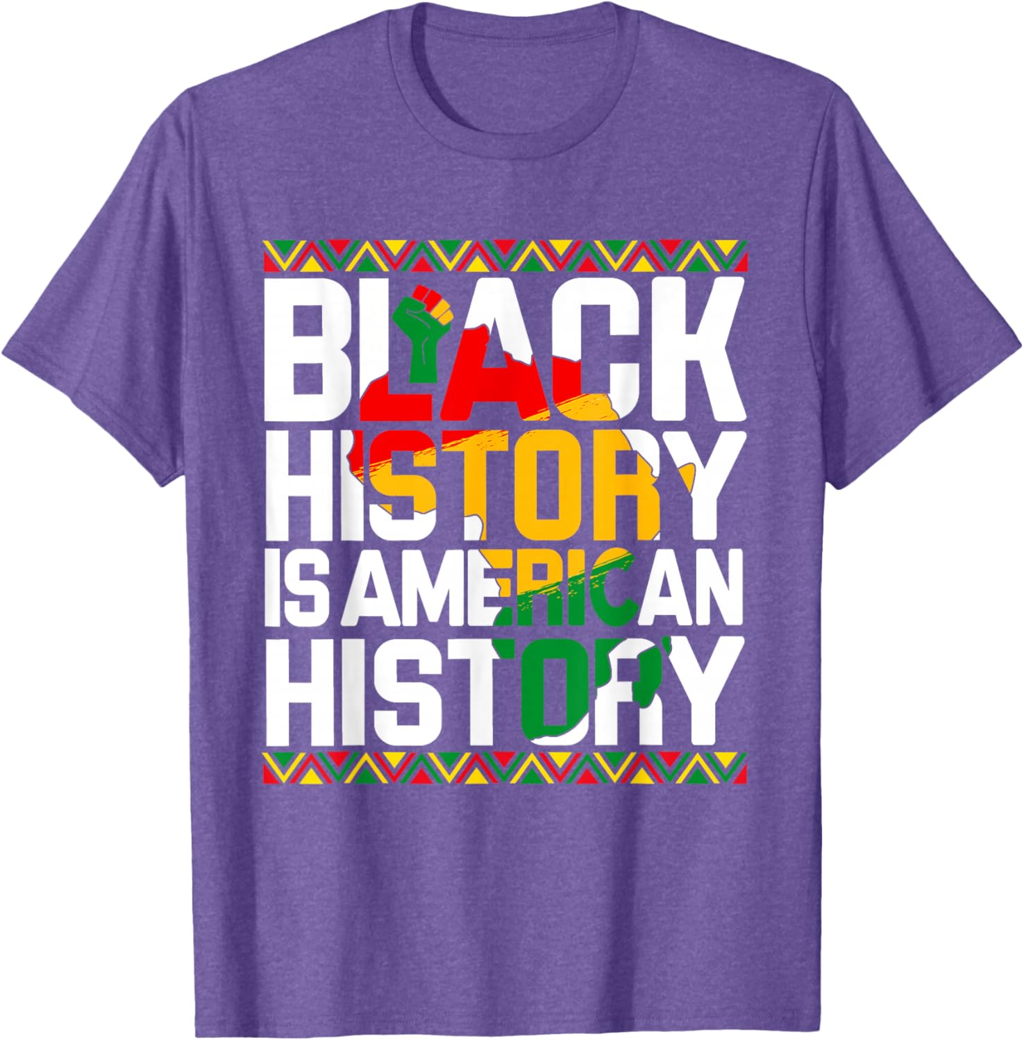 Black History is American History T-Shirt for Melanin Pride and Unity - 17