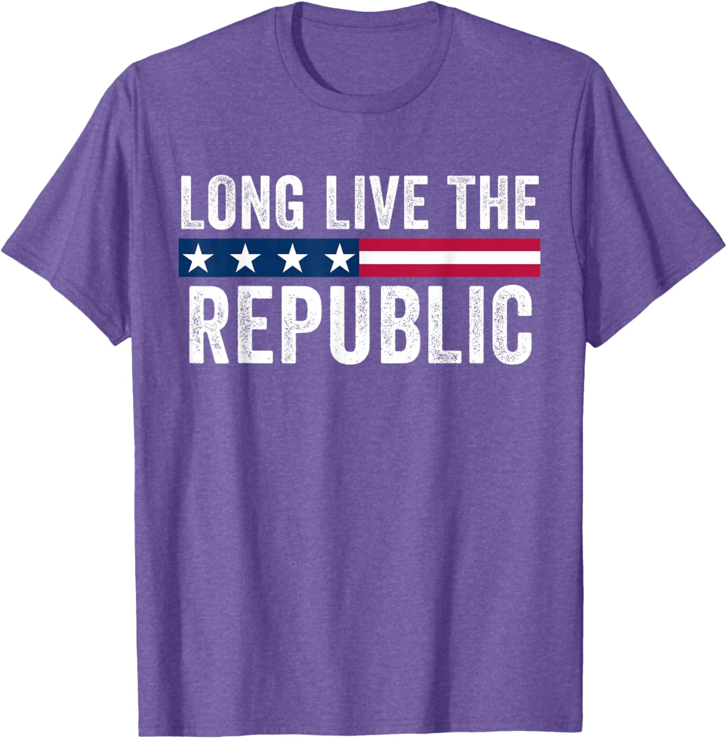 Long Live the Republic American Flag T-Shirt for Patriotic Style - 15