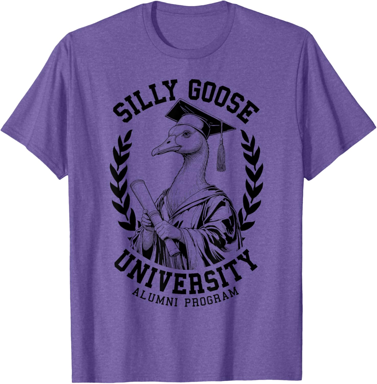 Silly Goose University Funny Alumni Varsity T-Shirt for Graduates - 2
