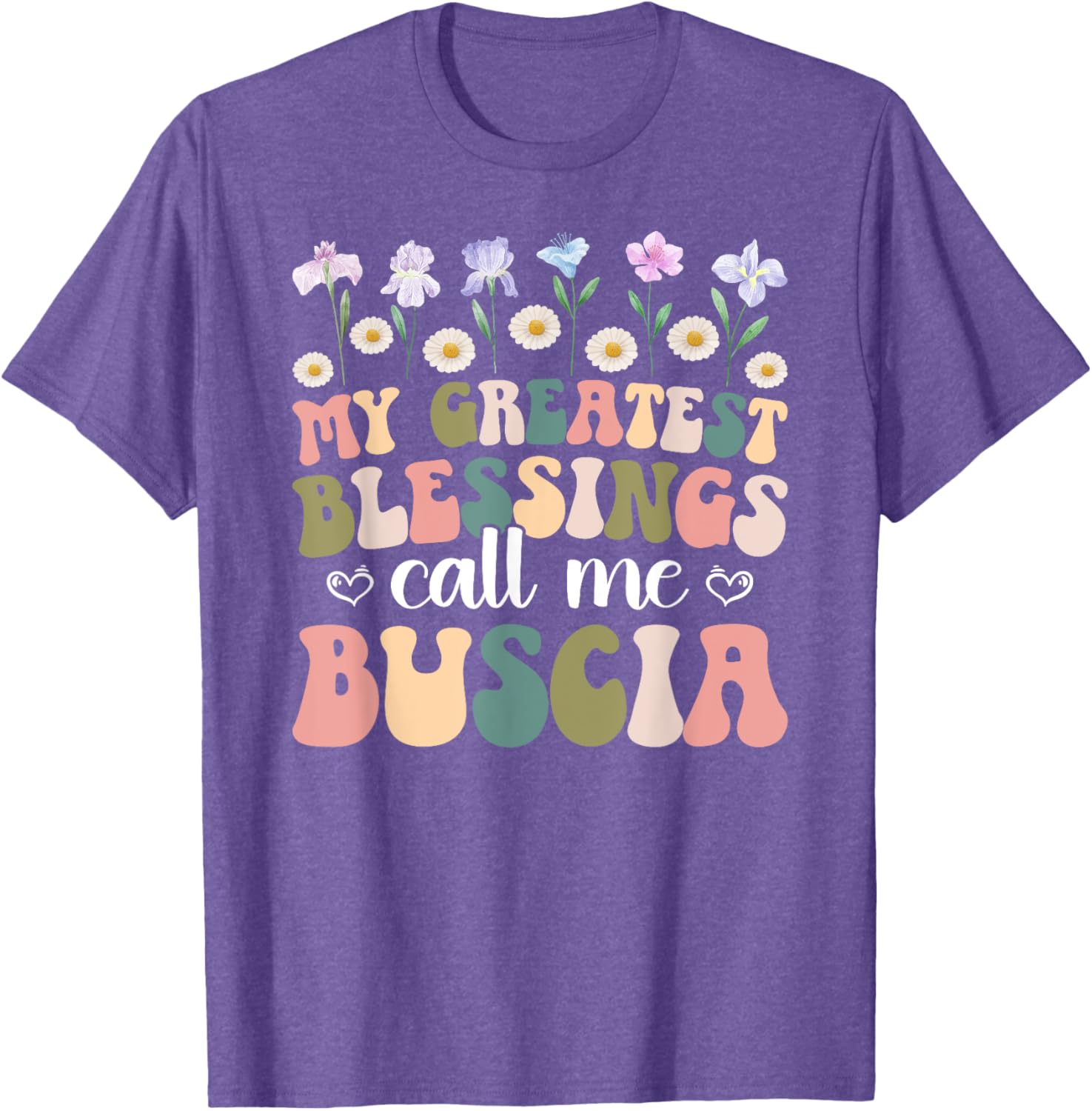 Greatest Blessings Buscia Grandma T-Shirt for Loving Grandmothers - 3