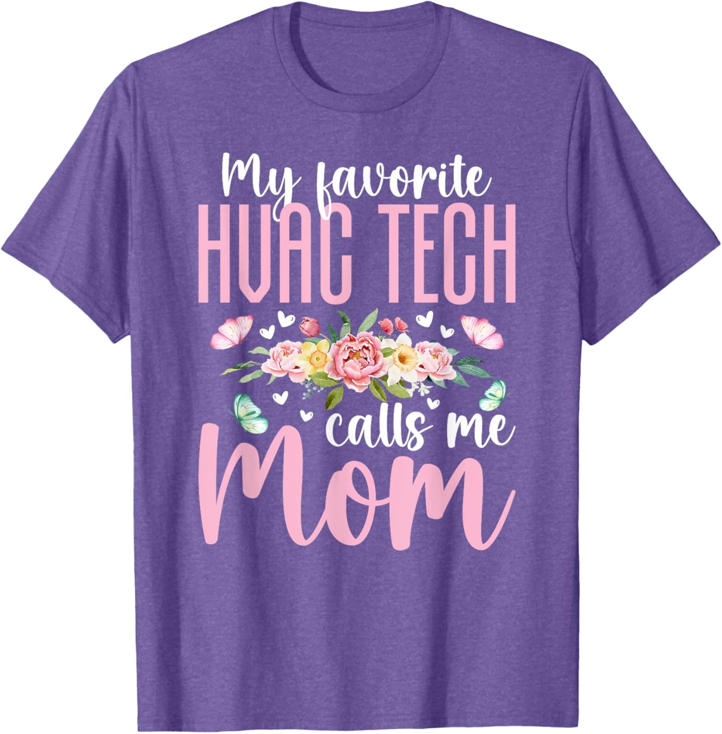 Proud HVAC Tech Mom T-Shirt for Moms of HVAC Technicians - Stylish Comfort - 17