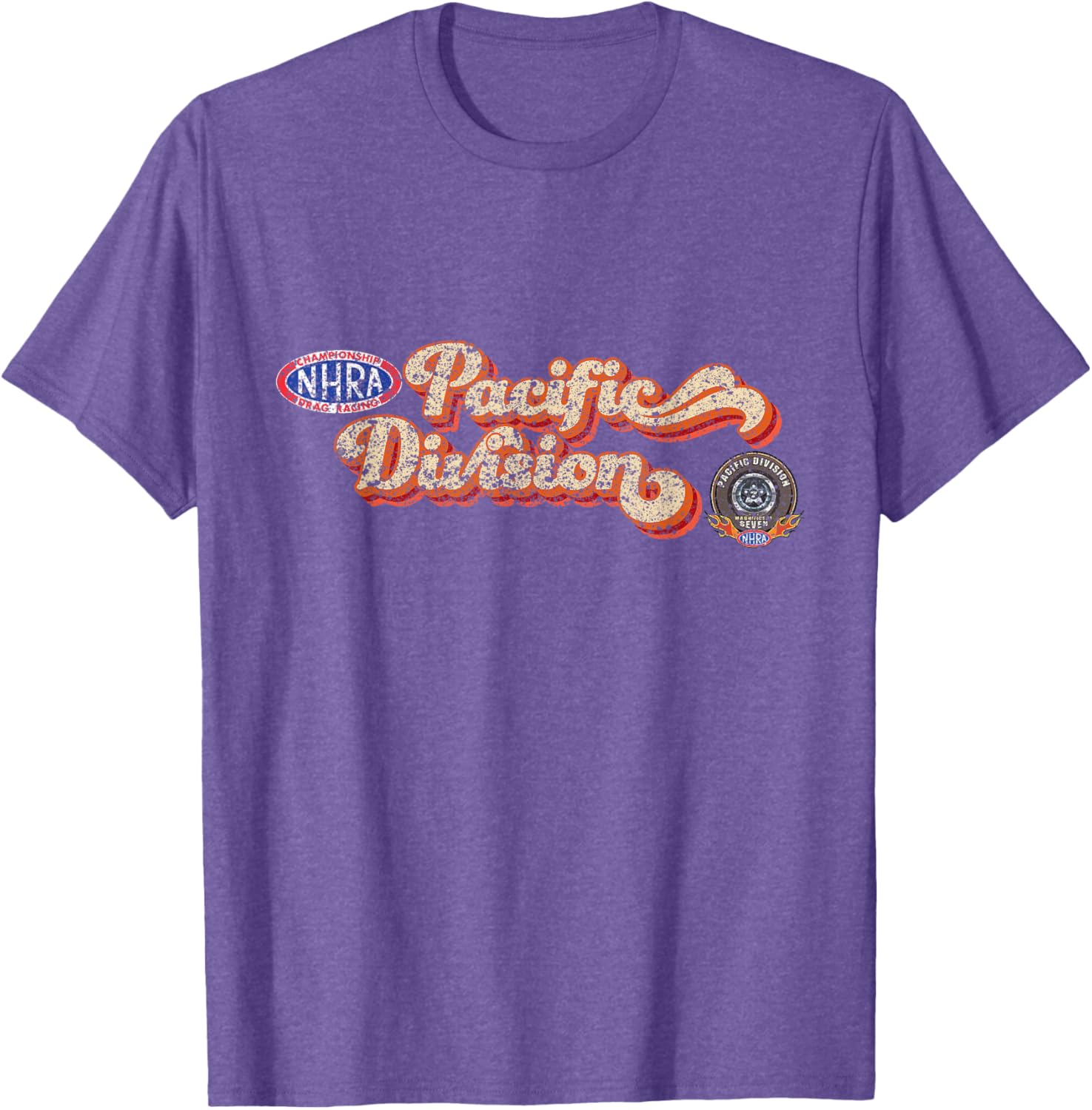 NHRA Pacific Division Vintage T-Shirt for Racing Enthusiasts and Fans - 19