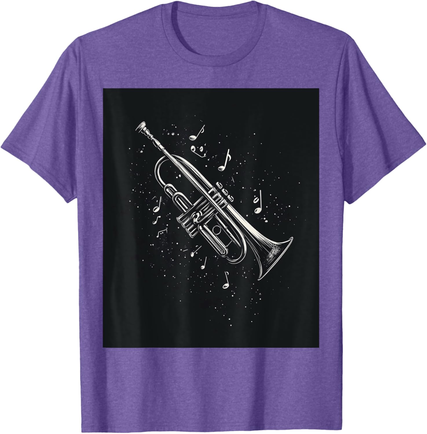 Jazz Enthusiast Trumpet Notes T-Shirt for Music Lovers and Musicians - 17