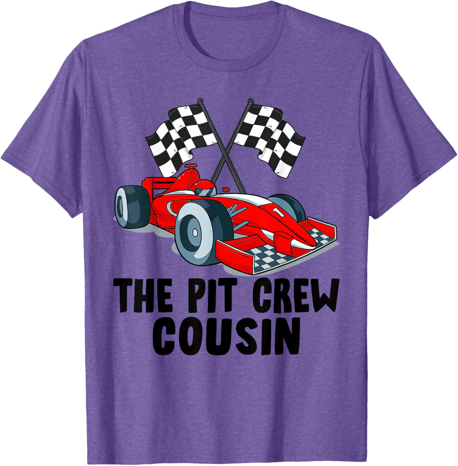 Cousin Pit Crew Racing Family T-Shirt for Car Birthday Party Fun - 12