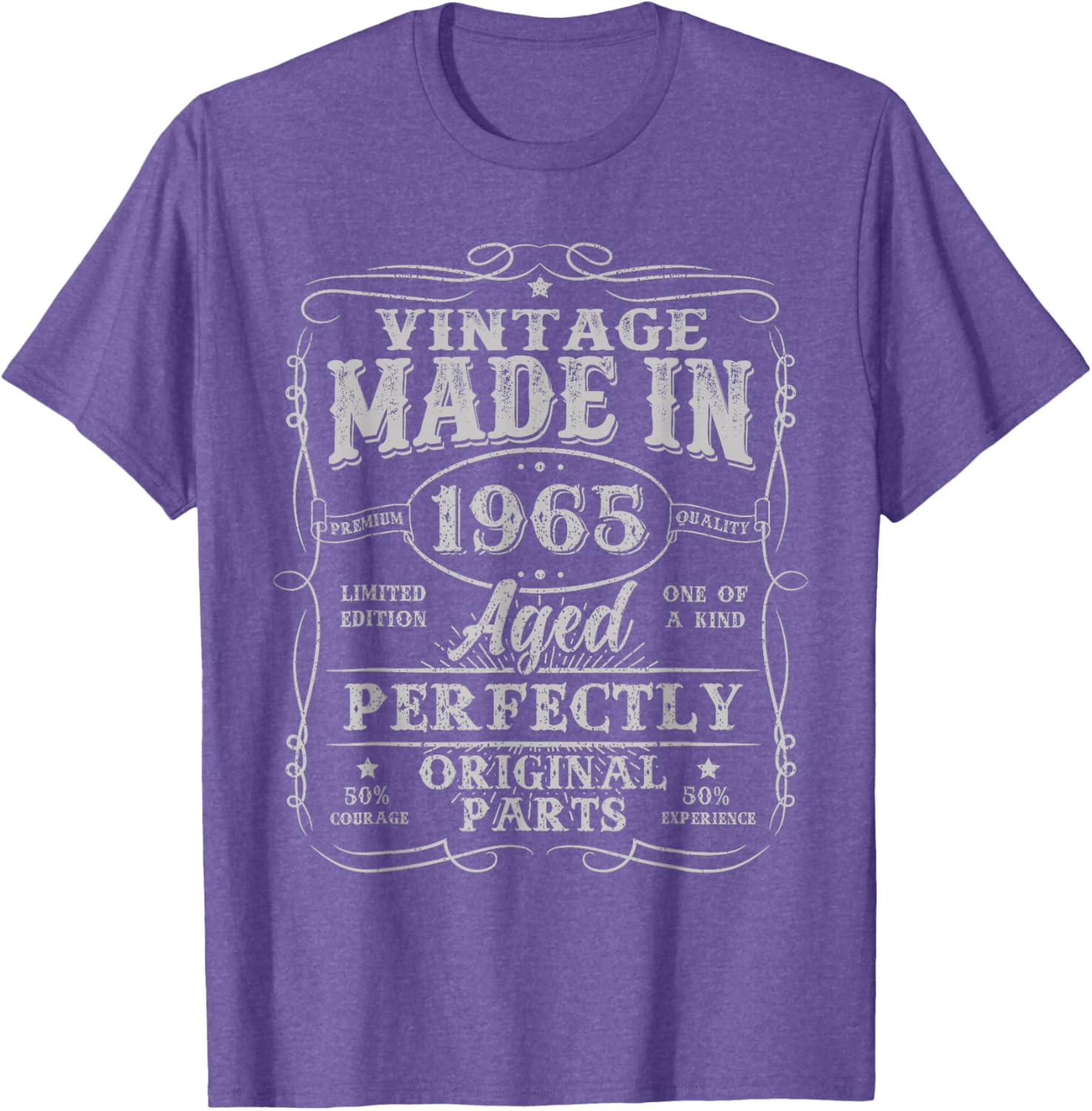 60 Years Old Vintage 1965 Birthday T-Shirt for Men Classic Style - 17