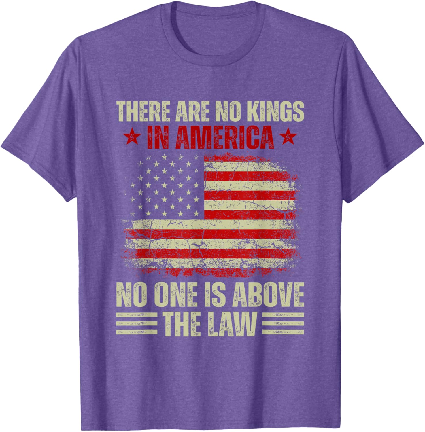 No Kings In America T-Shirt – Law and Justice Graphic Tee for Everyone - 9