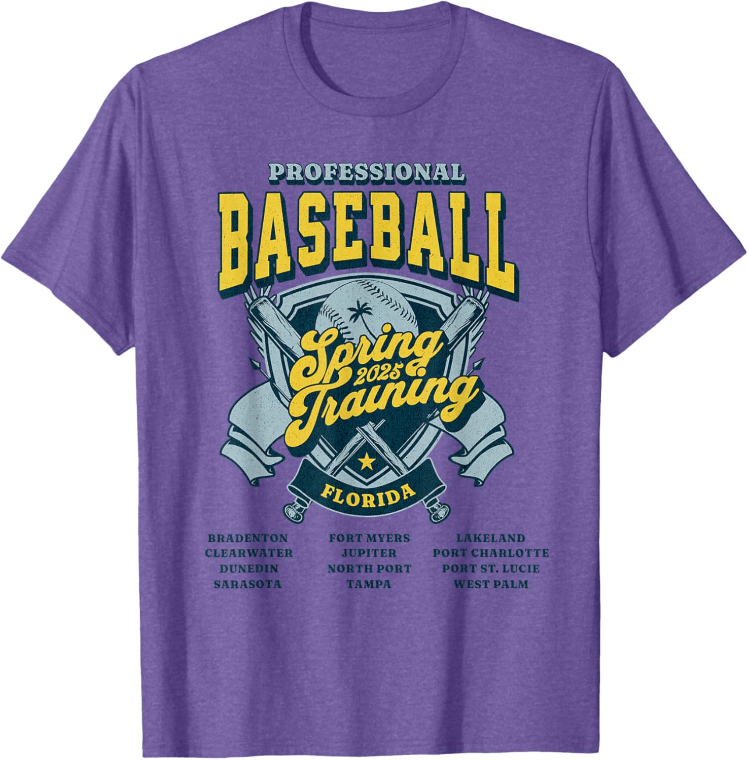Professional Baseball Spring Training 2025 T-Shirt for Florida Fans - 8