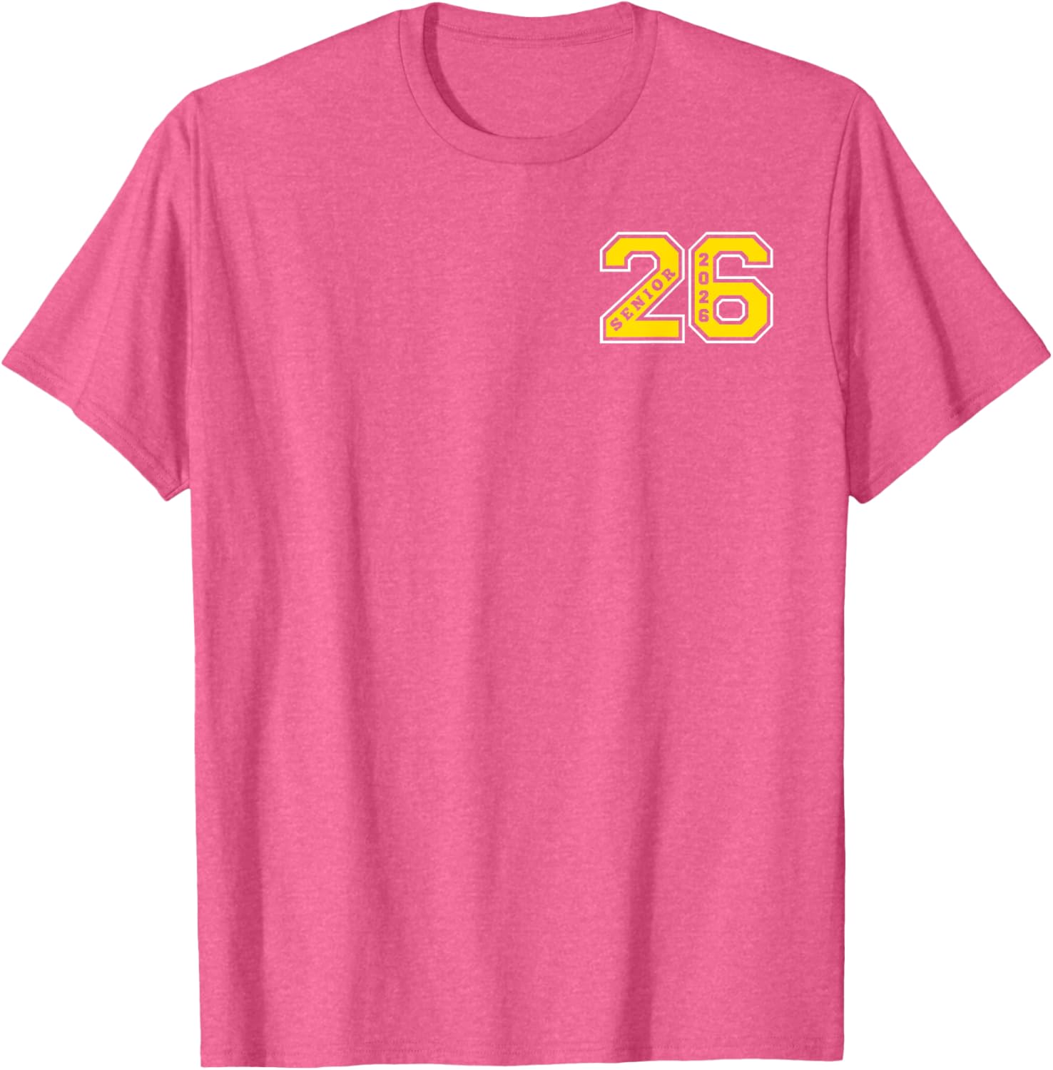 Proud Dad 2026 Senior Gold T-Shirt for Celebrating Graduation Day - 2