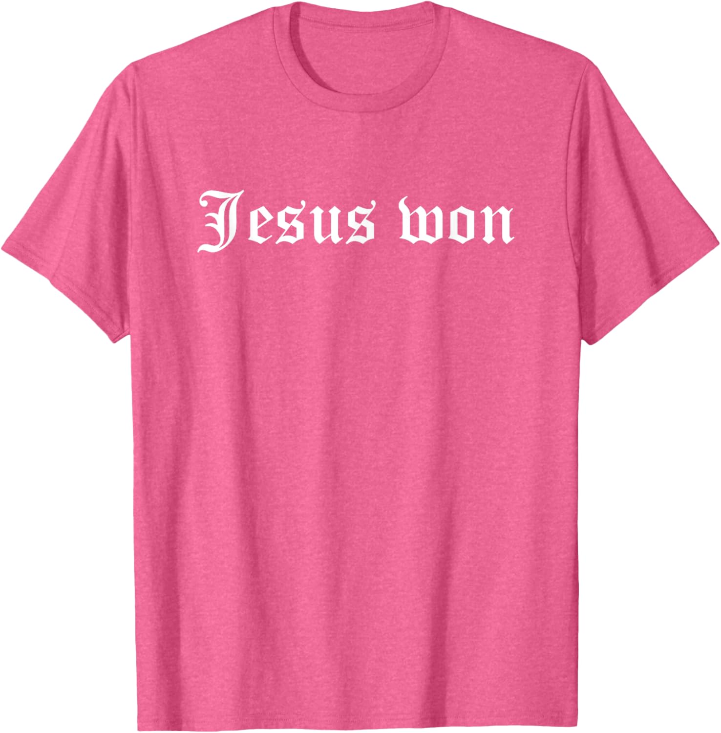 Jesus Won T-Shirt for Men and Women - Faith-Inspired Apparel - 16