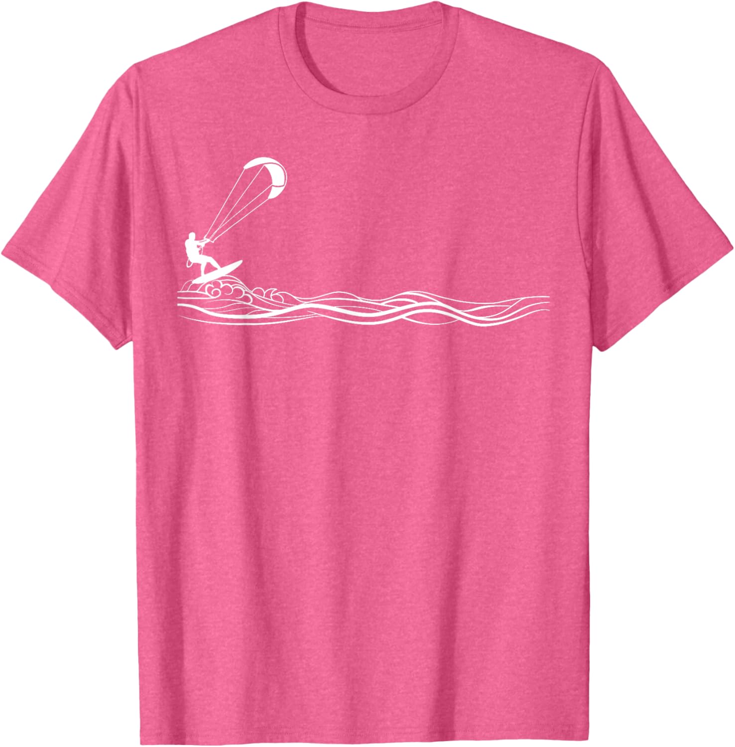 Minimalistic Kitesurfing T-Shirt for Kiteboarding Enthusiasts - 1