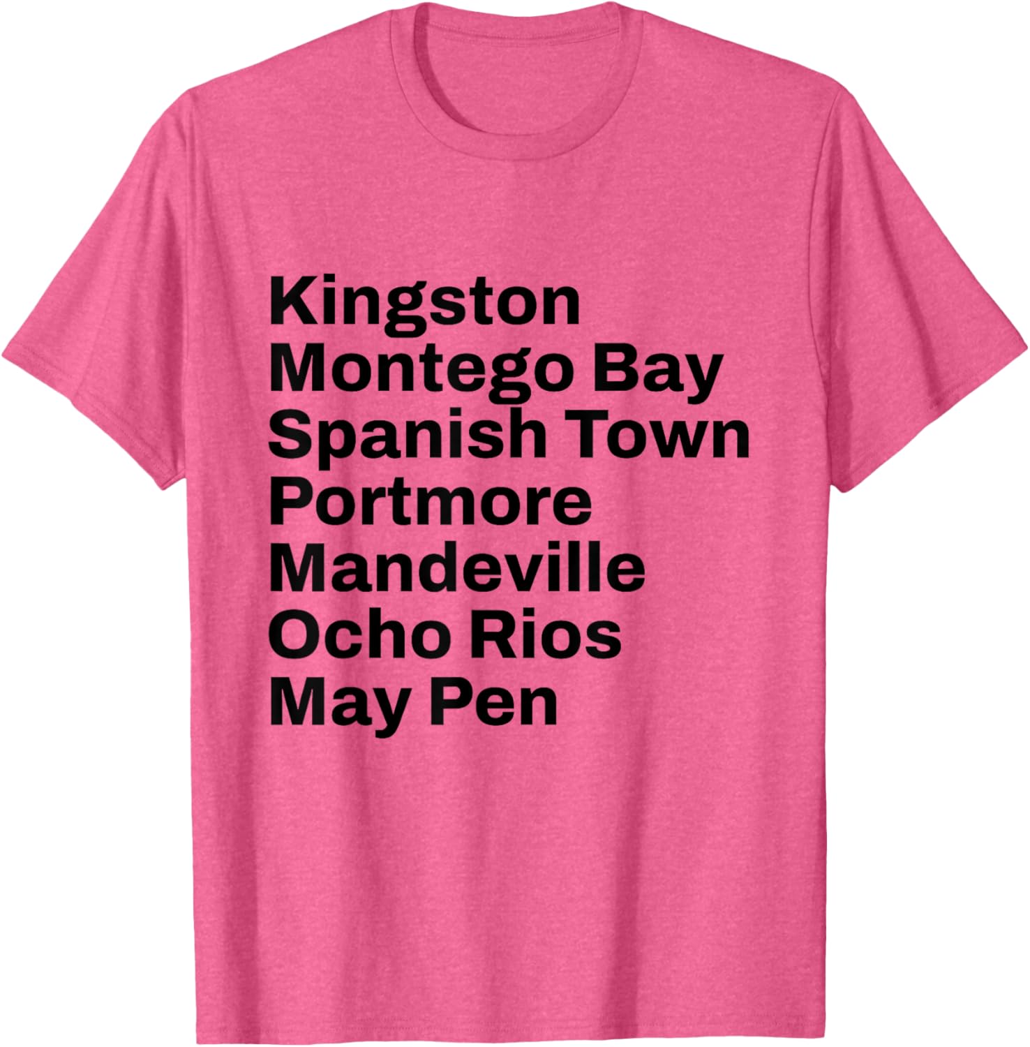 Jamaica Cities and Towns Travel T-Shirt for Adventure Lovers - 12