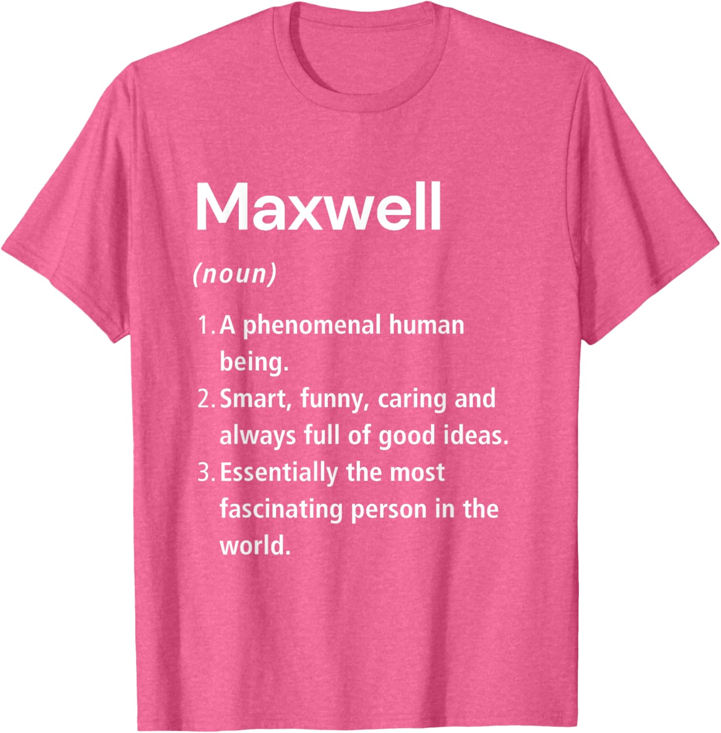 Funny Maxwell Name Definition T-Shirt for Unique Style and Humor - 15