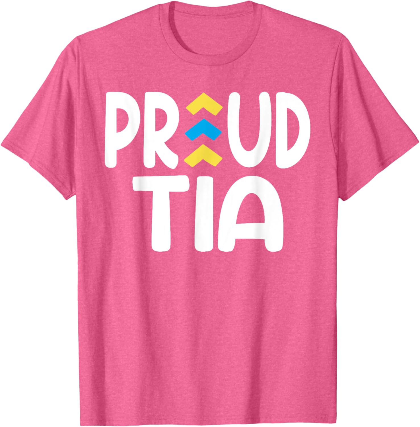 Proud Tia World Down Syndrome Day Awareness Socks and Aunt T-Shirt - 7