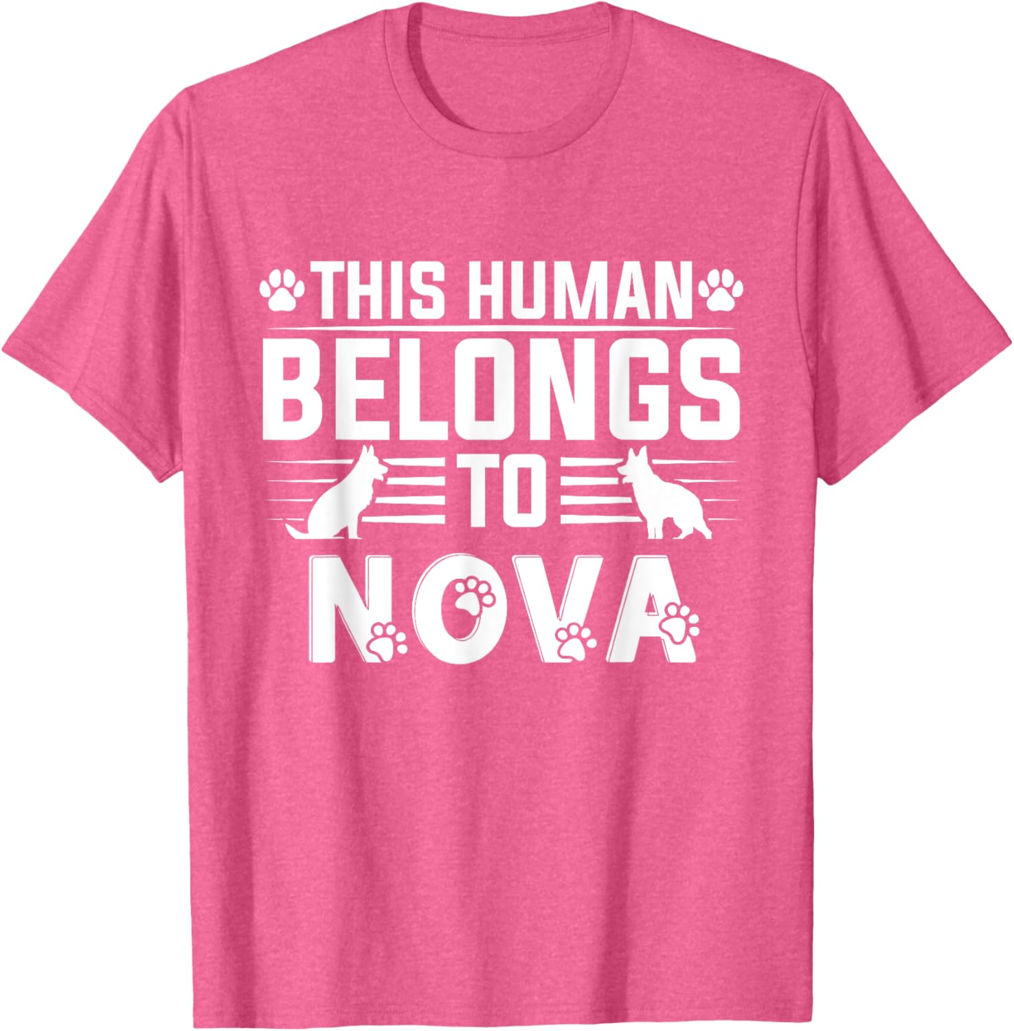 Personalized Nova Dog T-Shirt for Men, Women, Girls, and Kids - 2