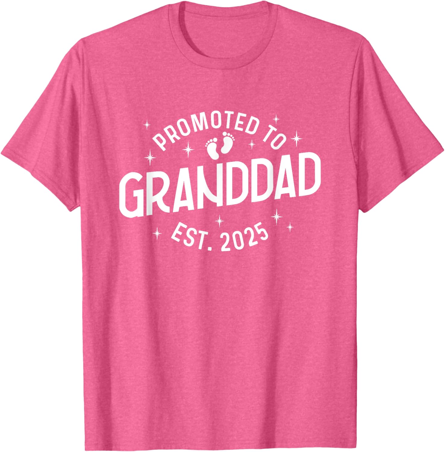 First Time Grandpa Promoted to Granddad 2025 Baby T-Shirt for New Dads - 19
