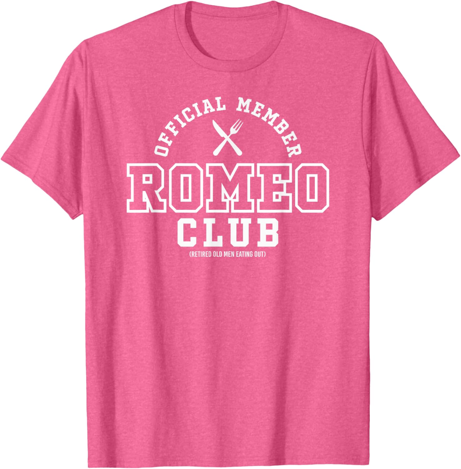 Official Member ROMEO Club White Print T-Shirt for Stylish Comfort - 10