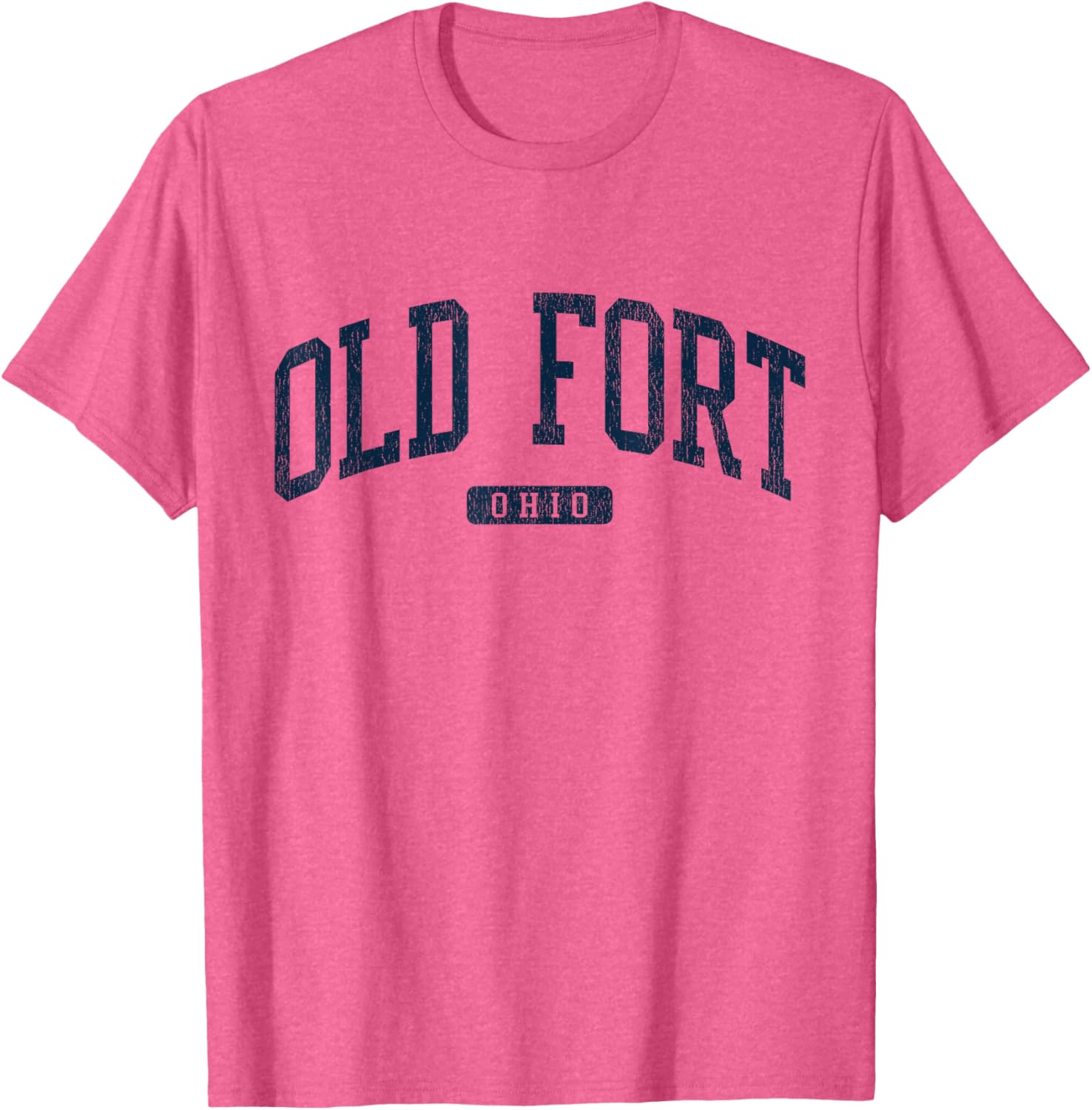 Old Fort Ohio College Style Blue T-Shirt for Comfort and Style - 11
