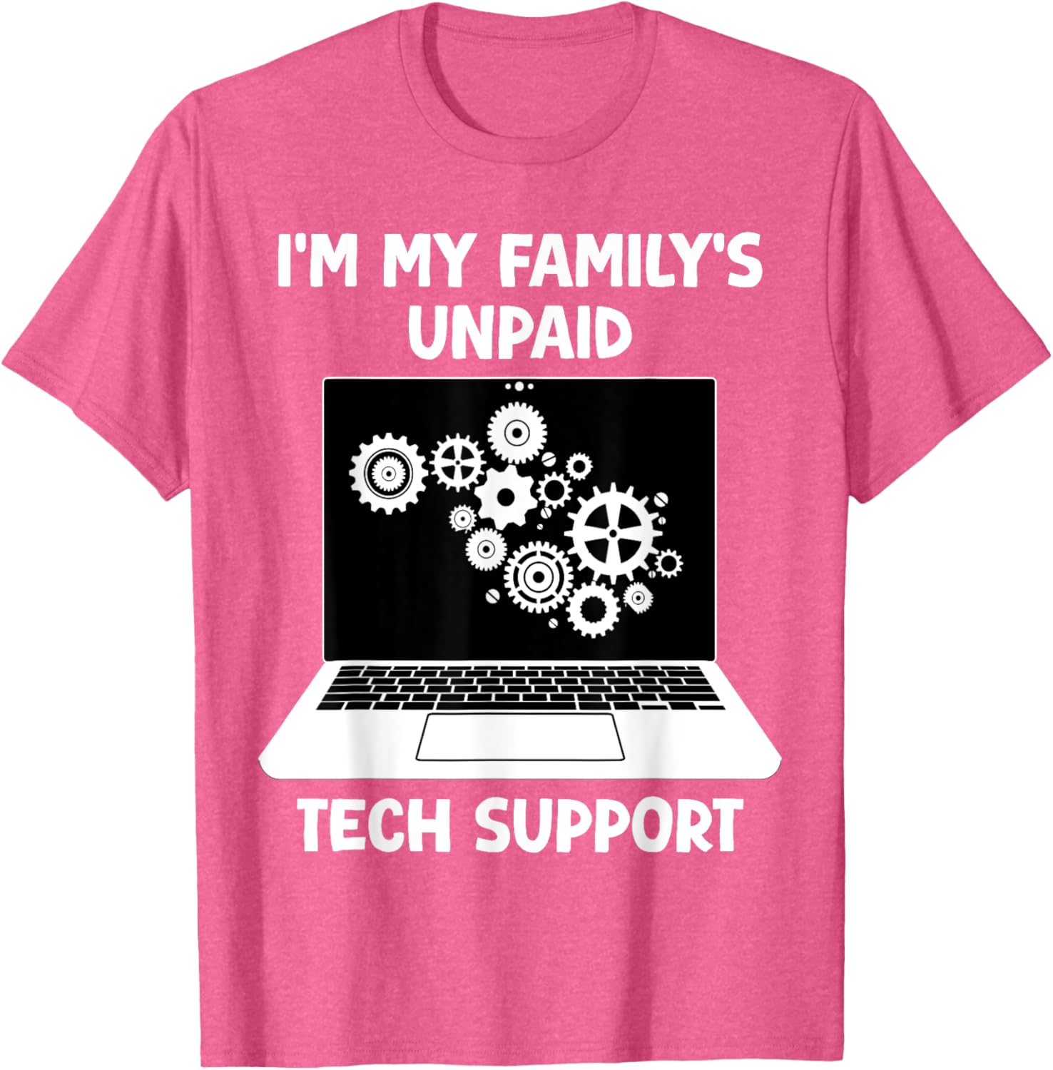 Funny Computer Engineer T-Shirt for Unpaid Tech Support Heroes - 4