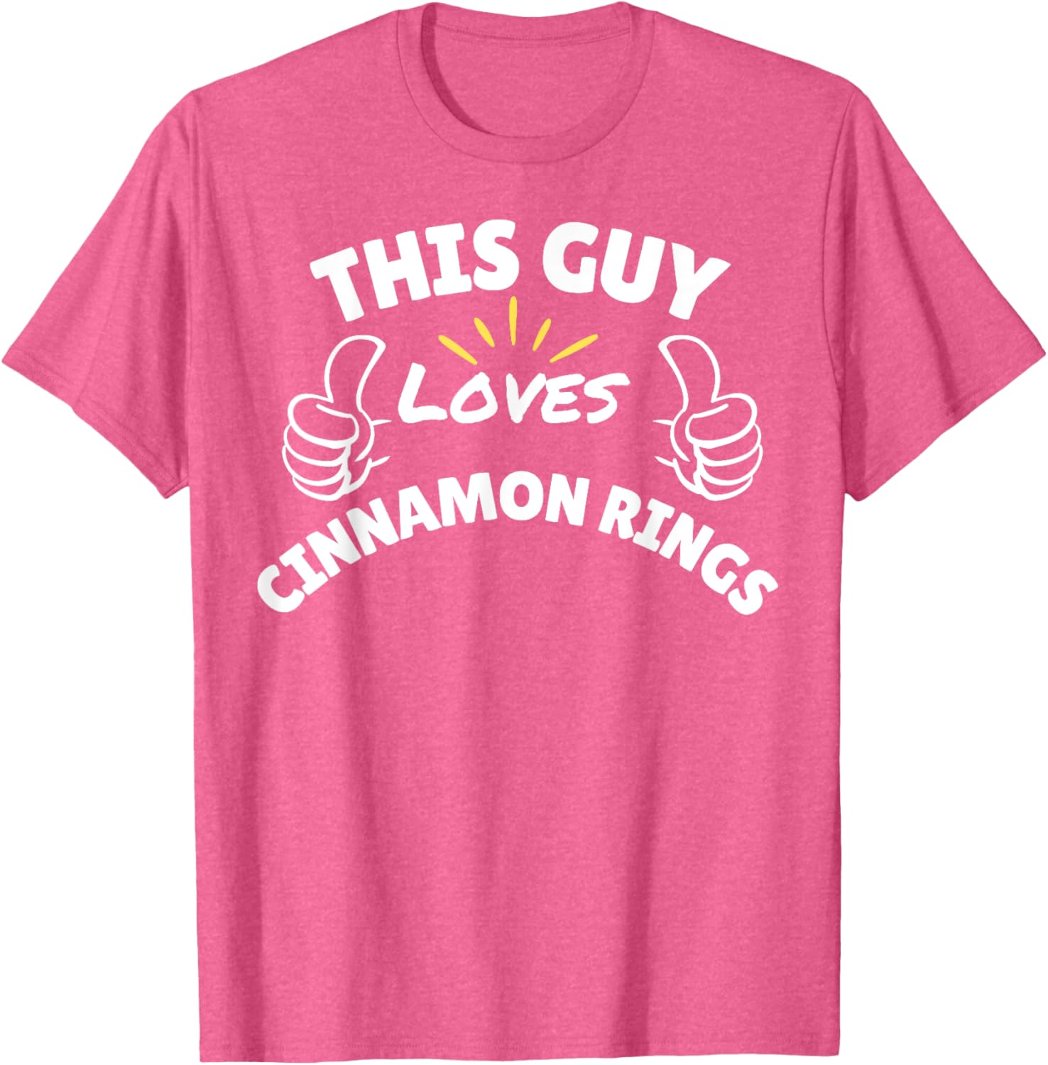 Funny Cinnamon Rings Graphic T-Shirt for Food Lovers and Snacks Fans - 15