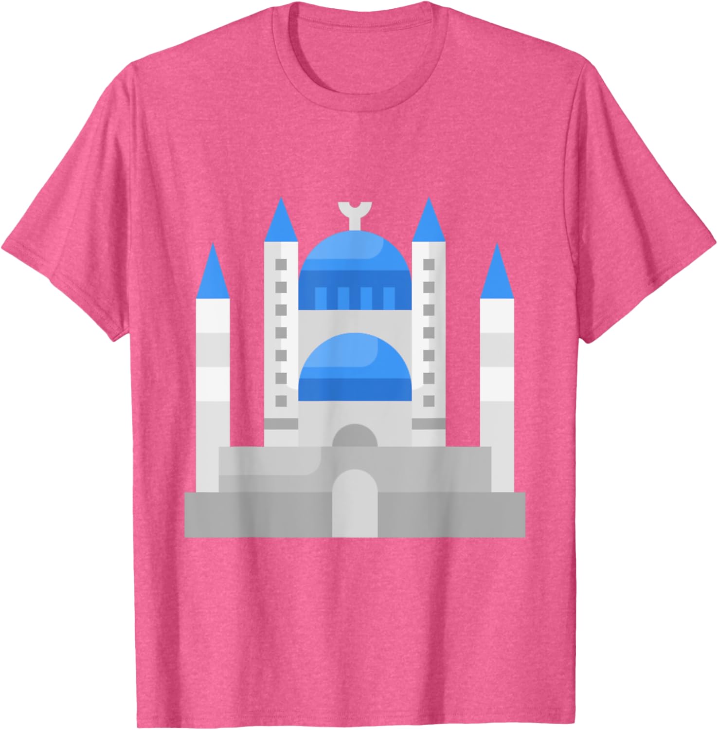 Istanbul Sultan Ahmet Blue Mosque Muslim T-Shirt for Men and Women - 17