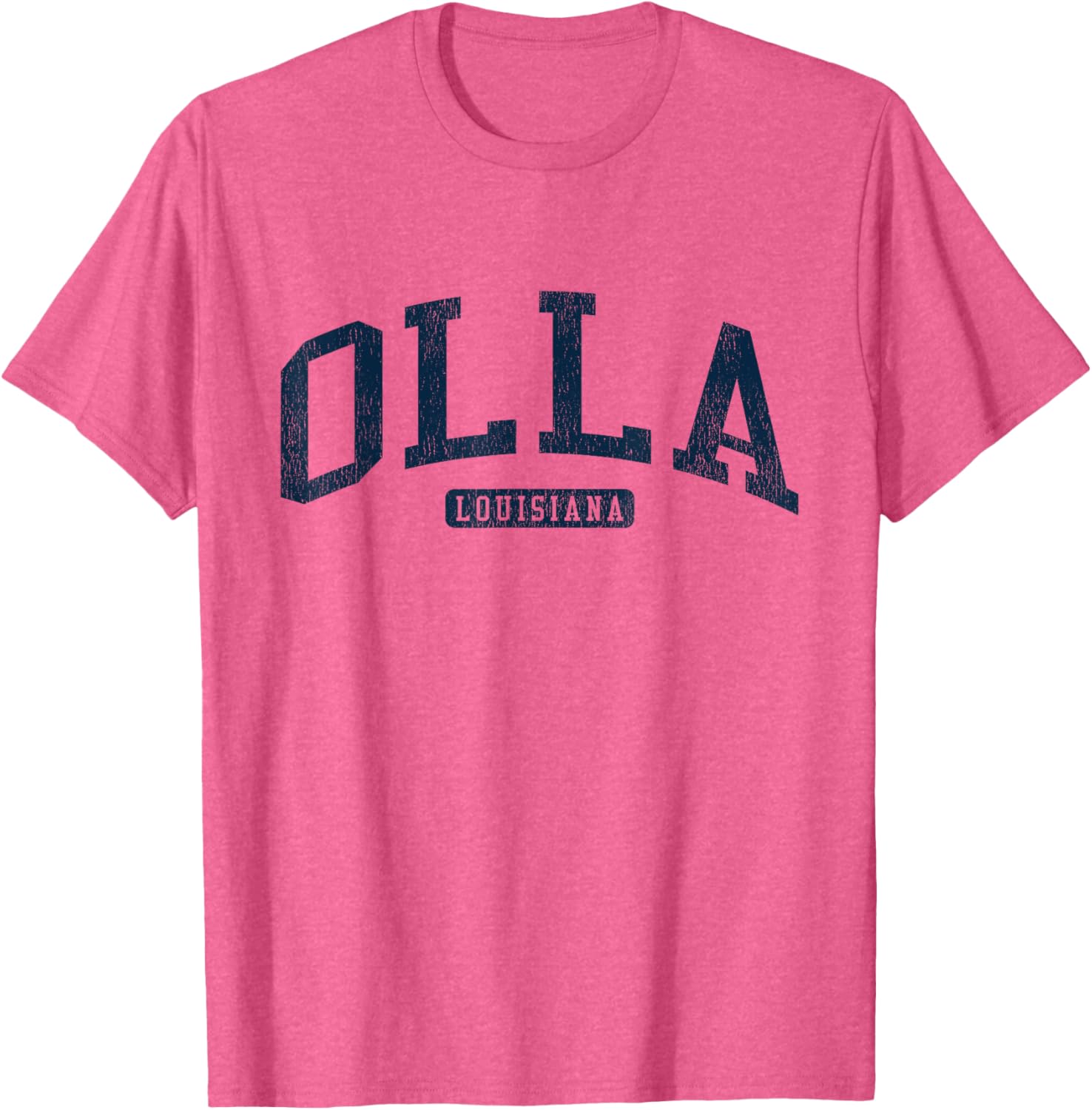 Olla Louisiana College Blue T-Shirt for Stylish University Students - 5