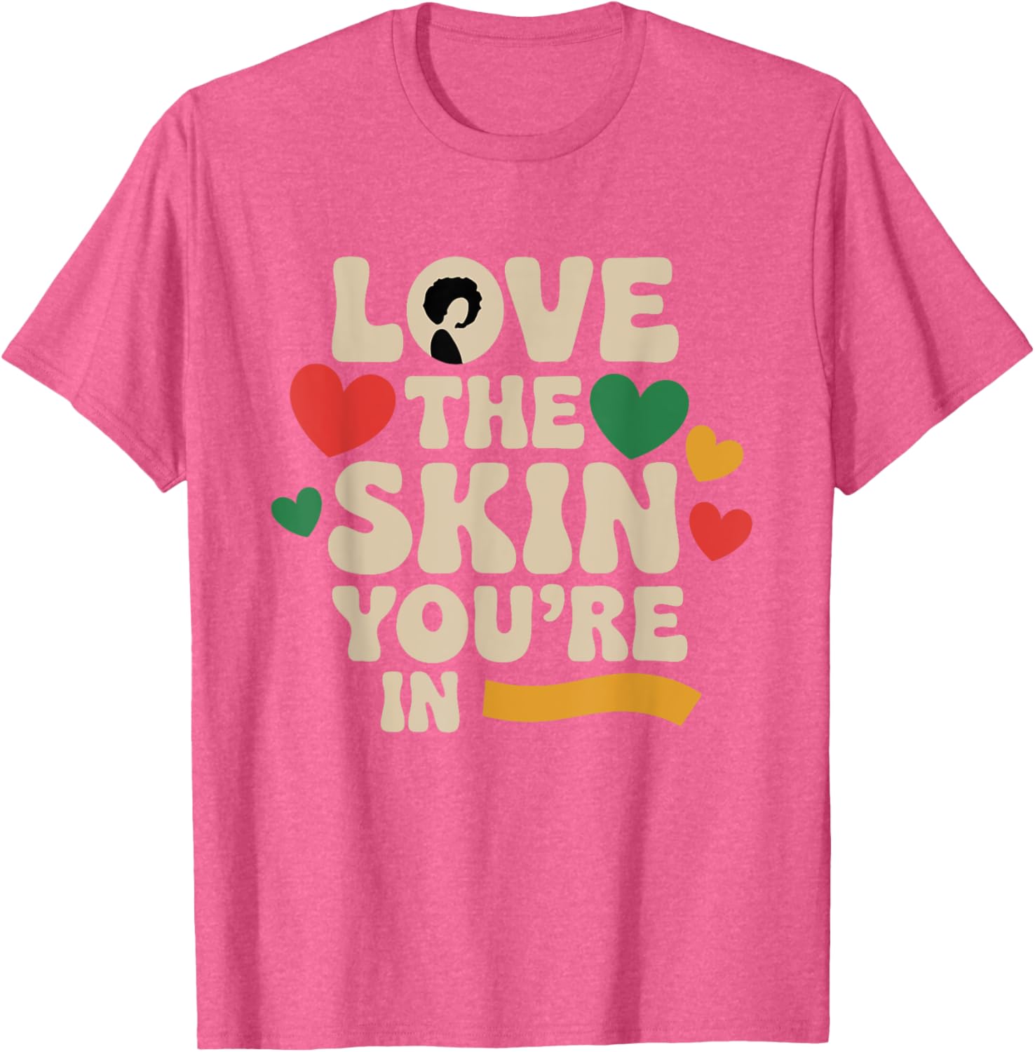 Proud Afro Educated Black Woman T-Shirt Love Your Skin Fashion Tee - 4