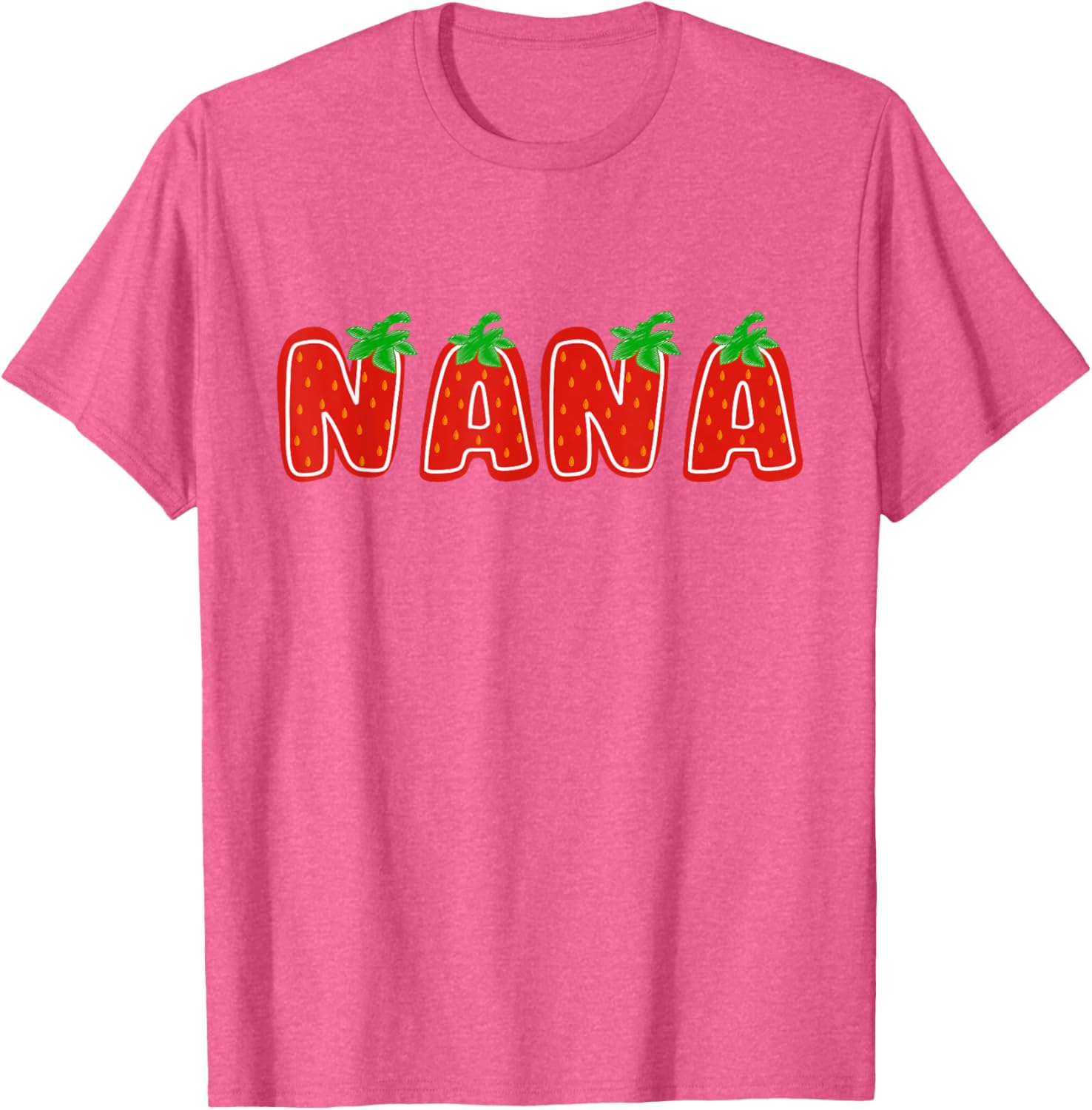 Funny Strawberry Nana Family Matching T-Shirts for 1st Birthday Celebration - 1