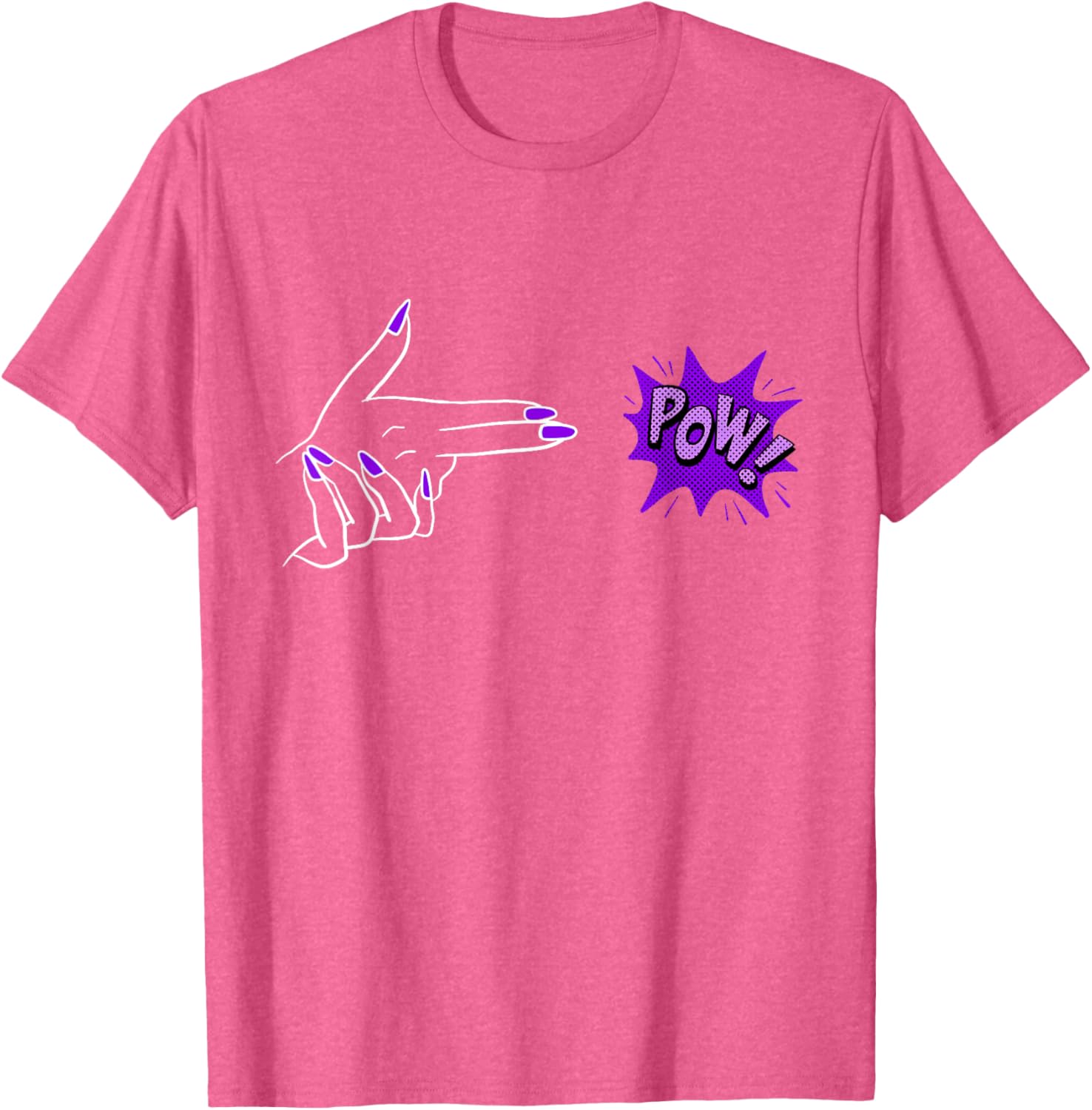 Purple Boy Bye Graphic T-Shirt for Trendy Casual Style and Comfort - 16