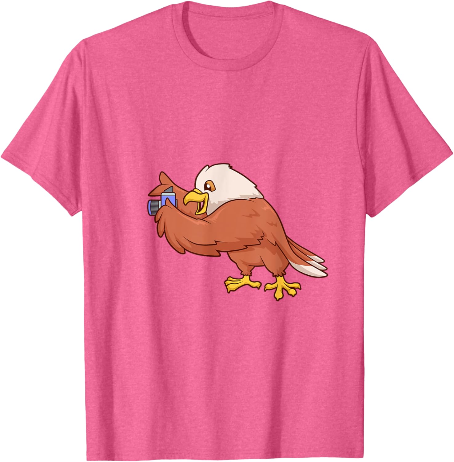 Eagle with Camera T-Shirt Perfect for Bird Lovers and Nature Enthusiasts - 8