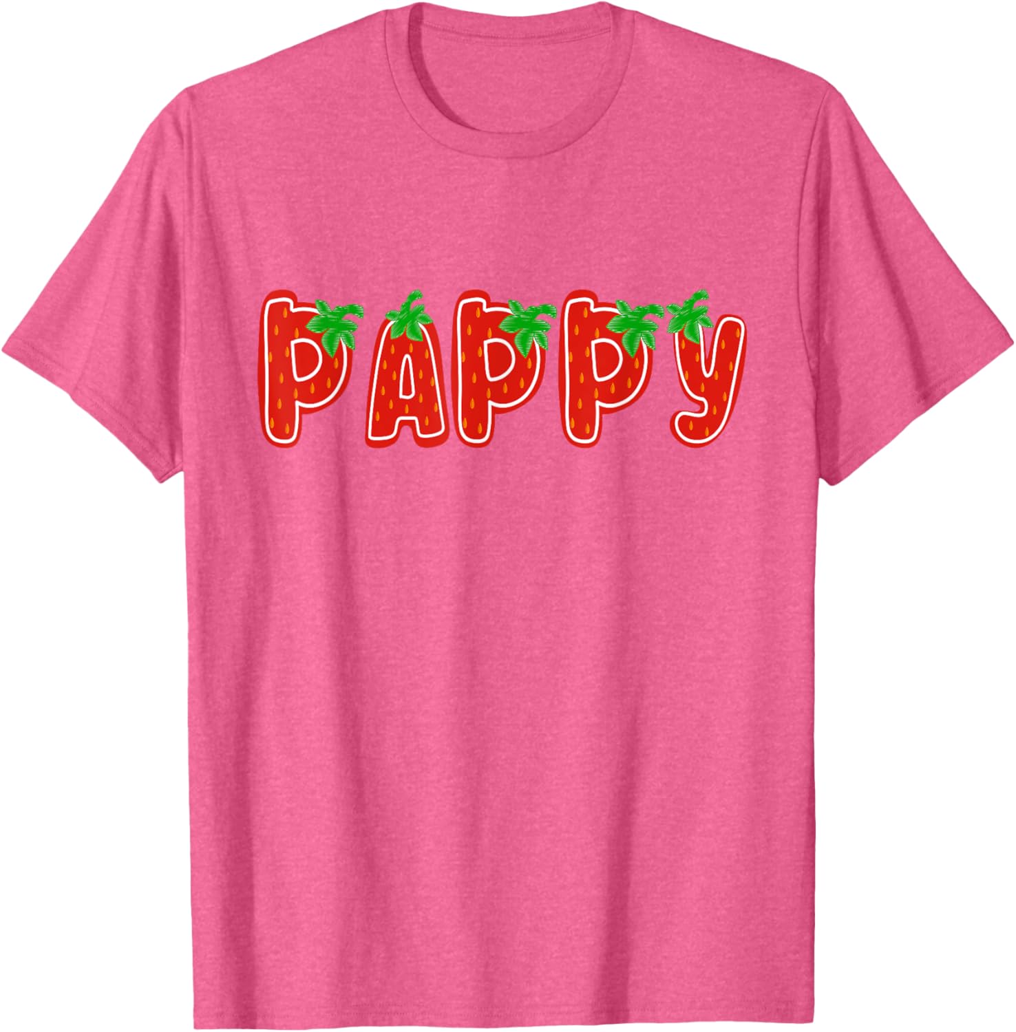 Strawberry Pappy Funny First Birthday Family Matching T-Shirt - 12