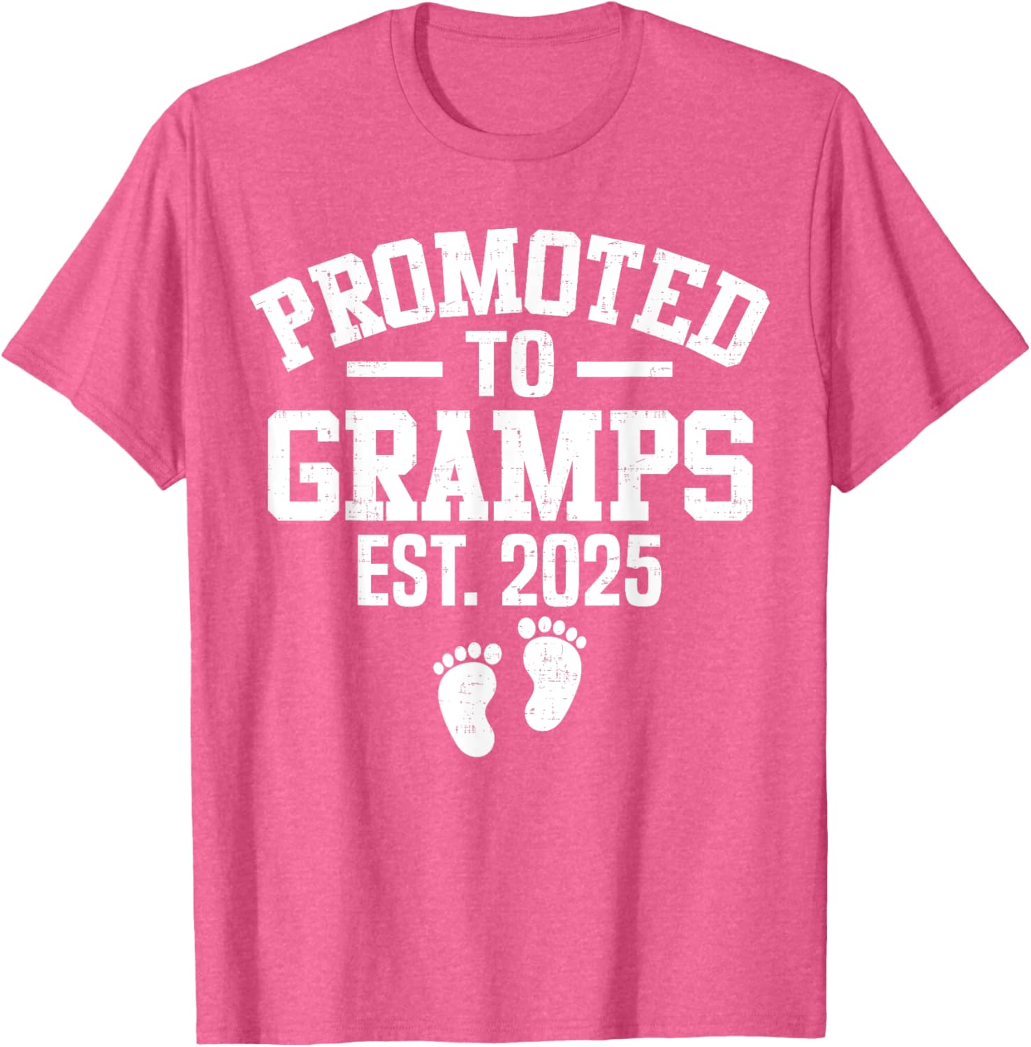 Promoted To Gramps 2025 First Time Grandpa T-Shirt for Men - 24