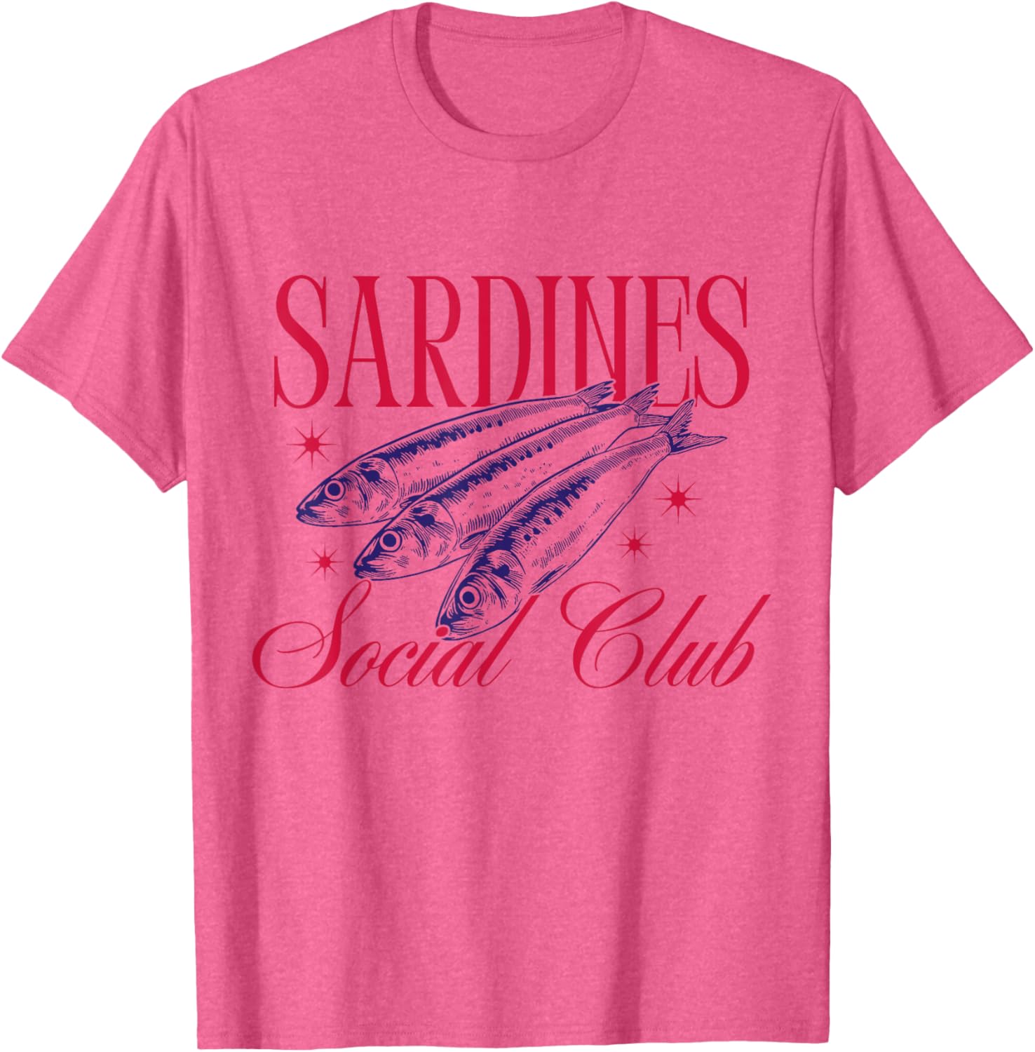 Vintage Sardine Social Club T-Shirt for Sea Lovers and Fishing Fans - 5