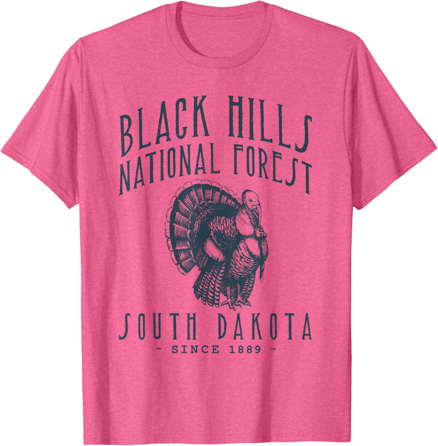 Black Hills Turkey Hunting in South Dakota T-Shirt for Outdoor Enthusiasts - 9