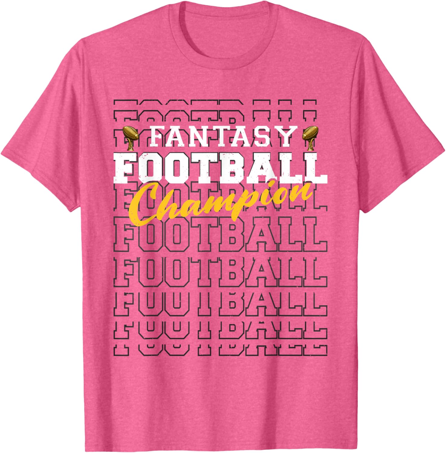 Funny Fantasy Football Champion 2025 T-Shirt for Football Fans - 6