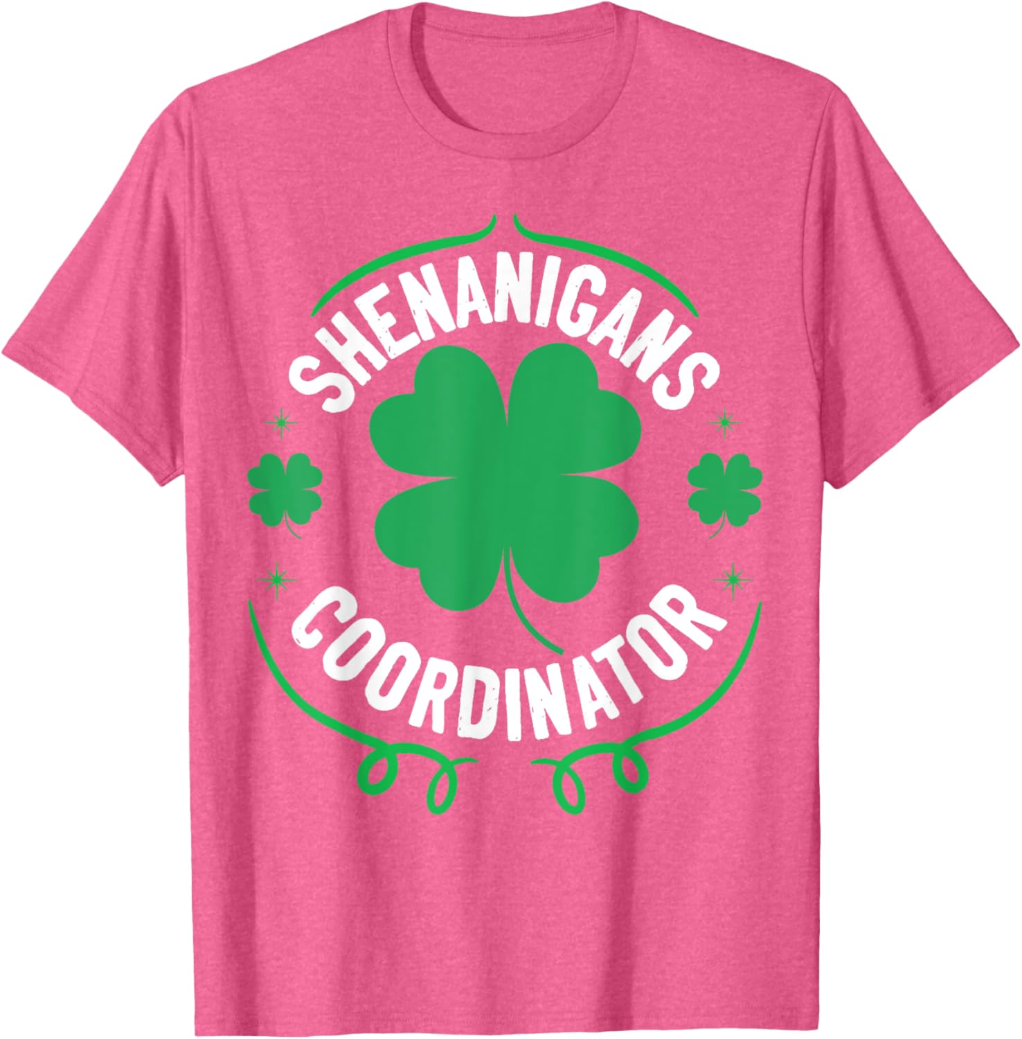 Shenanigans Coordinator St Patrick's Day Teacher Matching T-Shirt - 24