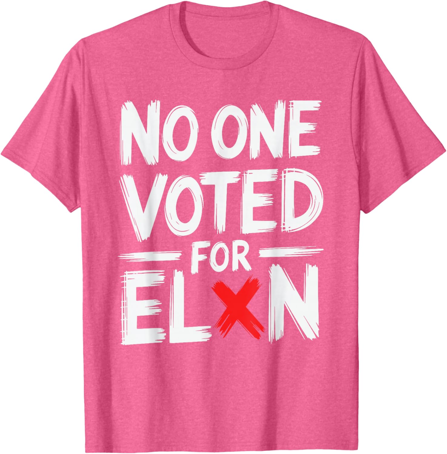 Funny No One Voted For Elon Nobody Elected T-Shirt for Casual Wear - 18