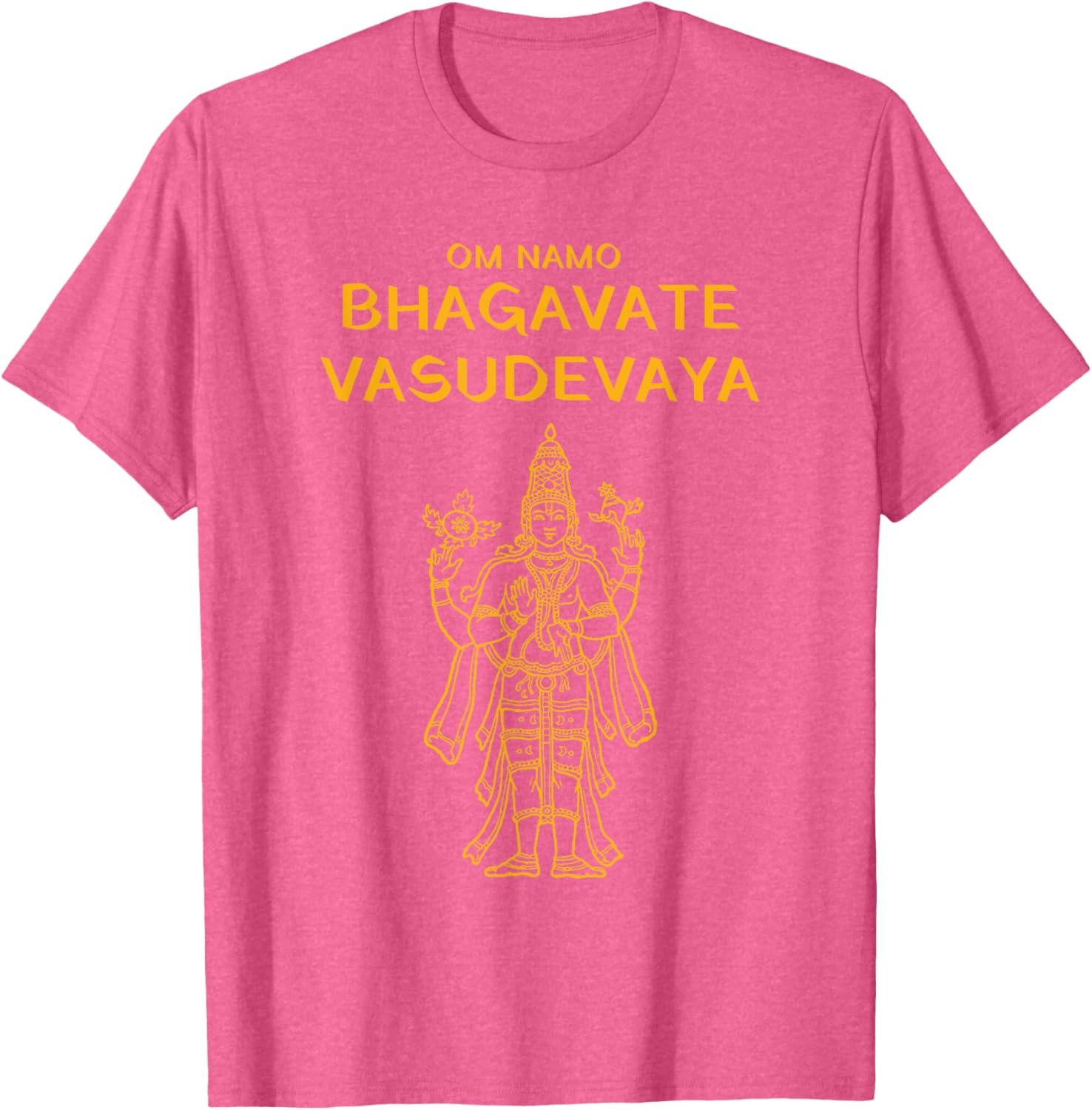 Vishnu Narayana Om Namo Bhagavate Vasudevaya Hindu T-Shirt - 6