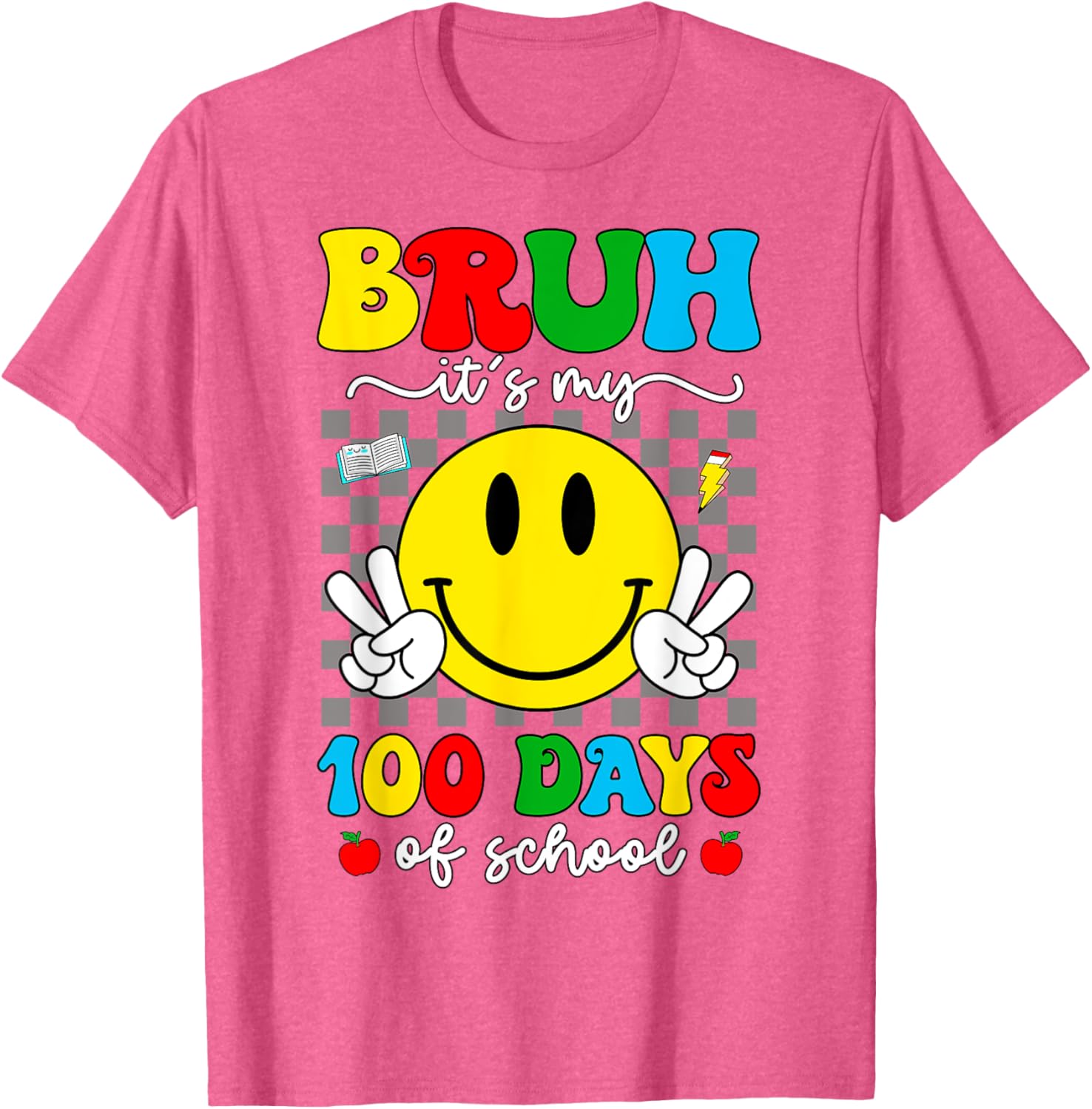 100 Days of School T-Shirt for Kids - Bruh It's My 100 Days Smarter! - 13
