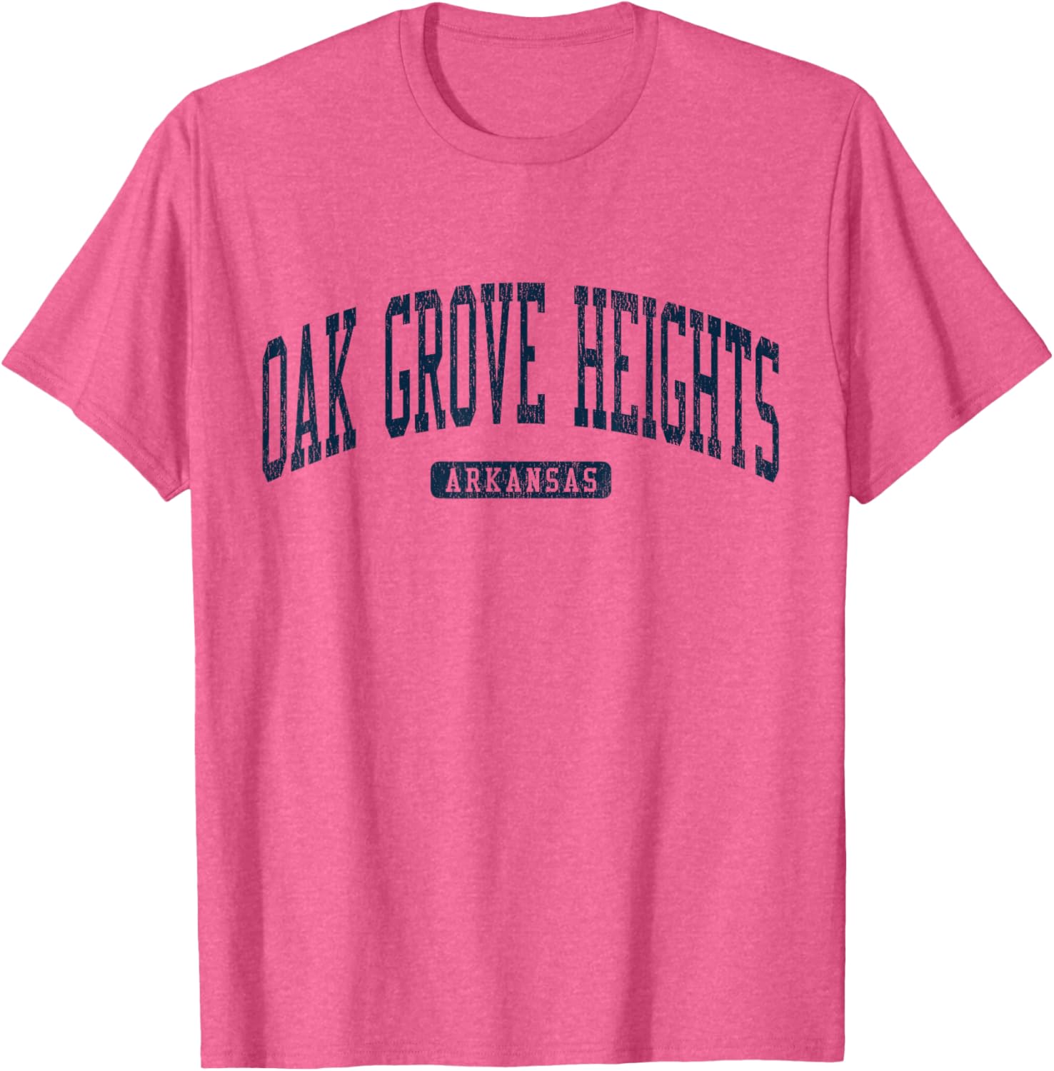 Oak Grove Heights Arkansas College Blue T-Shirt for Students and Fans - 11