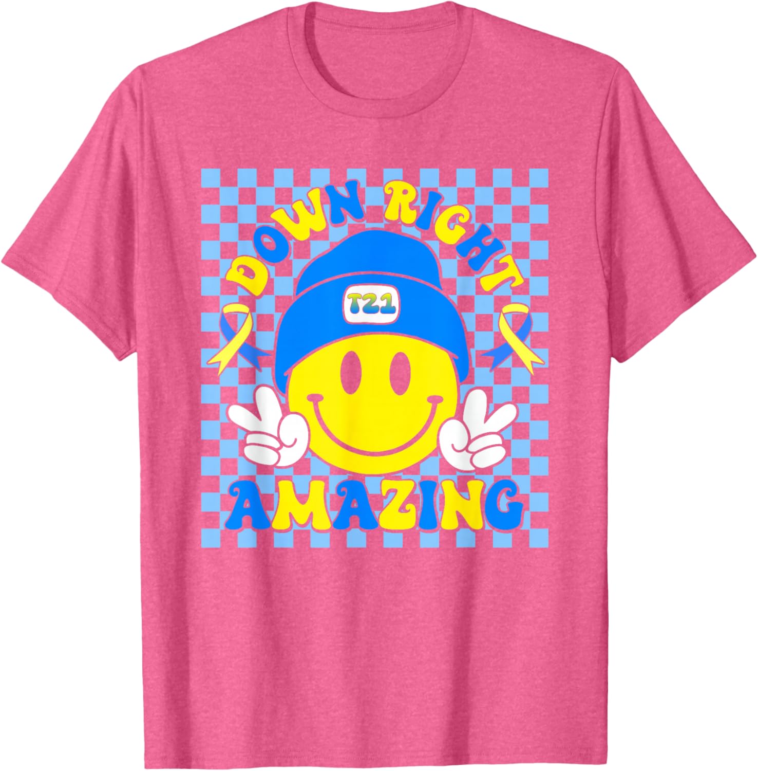Down Right Amazing Smile Kids T-Shirt for Down Syndrome Awareness - 23