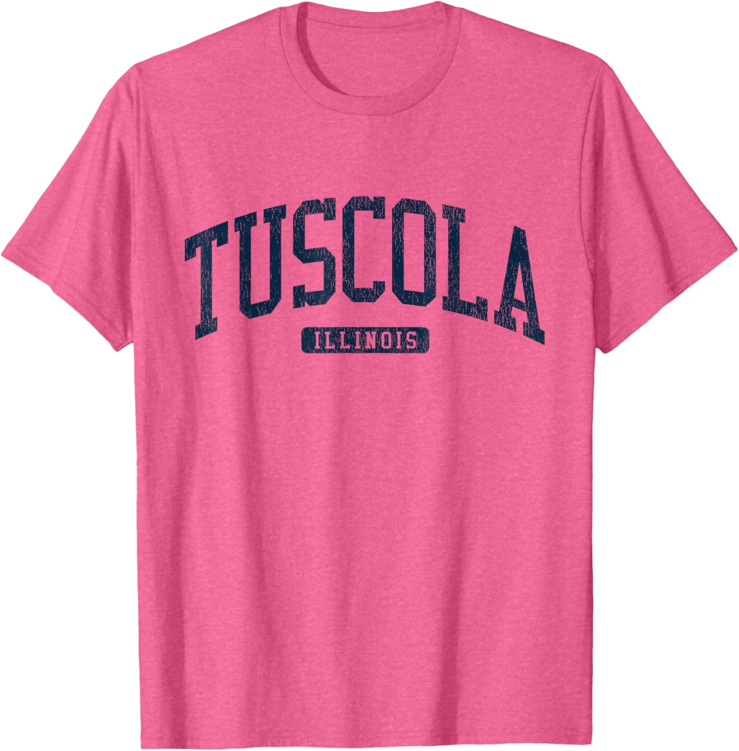 Tuscola Illinois College University Style Blue T-Shirt for Students - 17