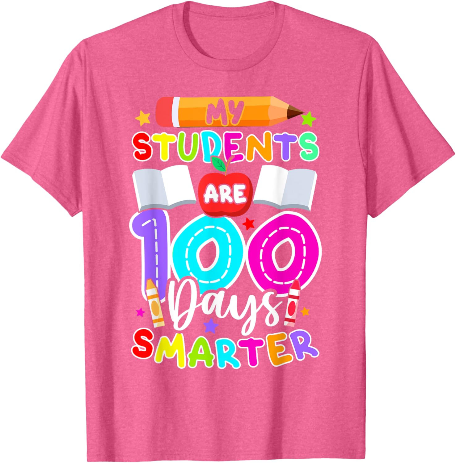 My Students Are 100 Days Smarter T-Shirt for 100th Day of School - 20