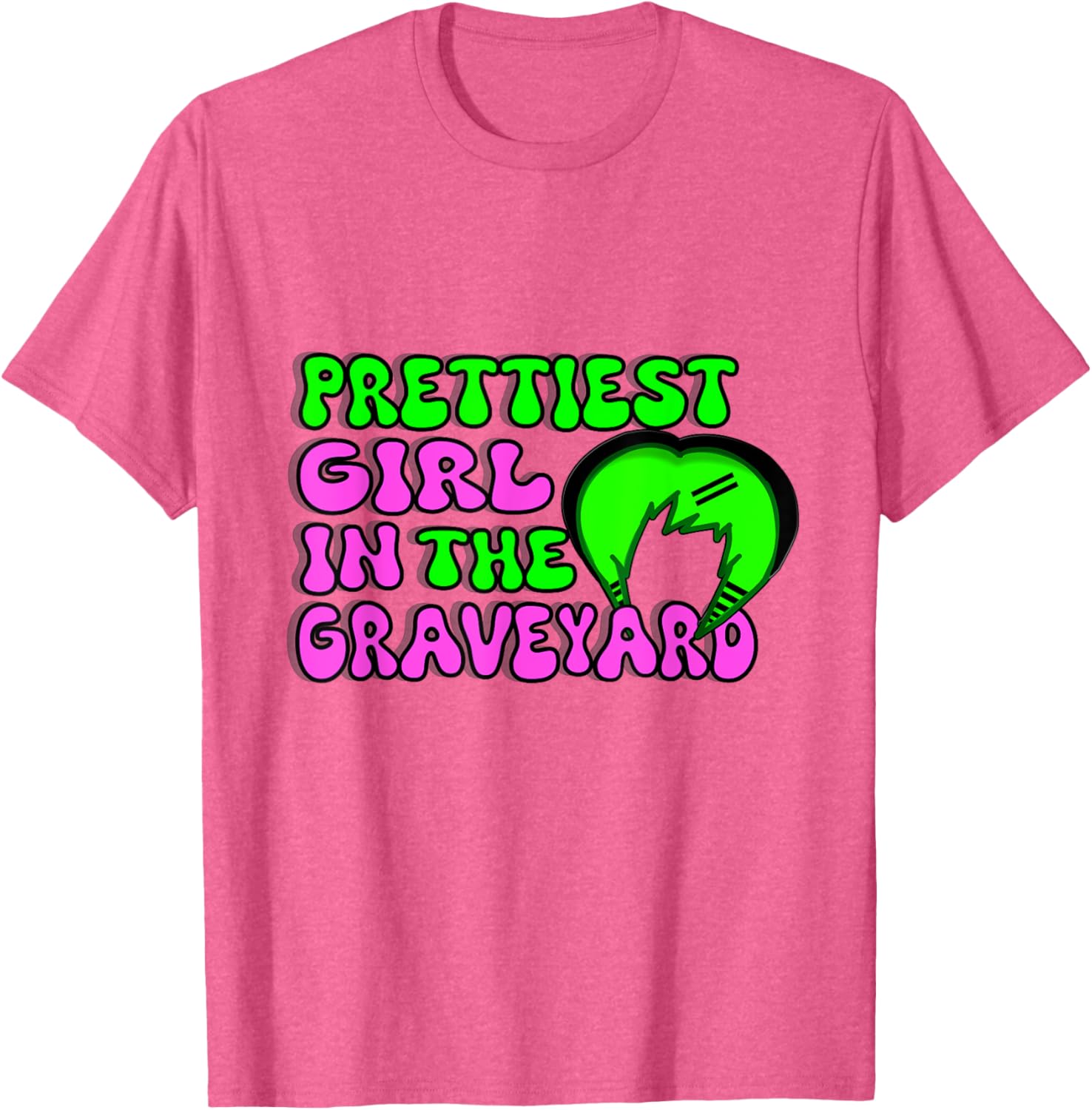 Y2K Emo Girl in Graveyard Scene T-Shirt for Stylish Kids - 9